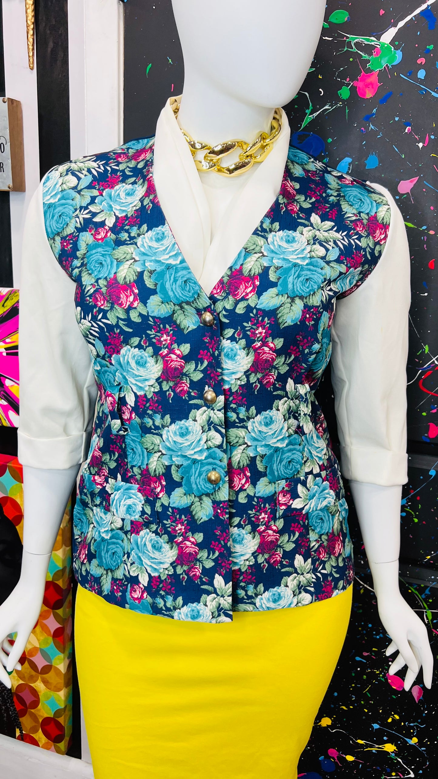 Vintage Floral Blouse (14)