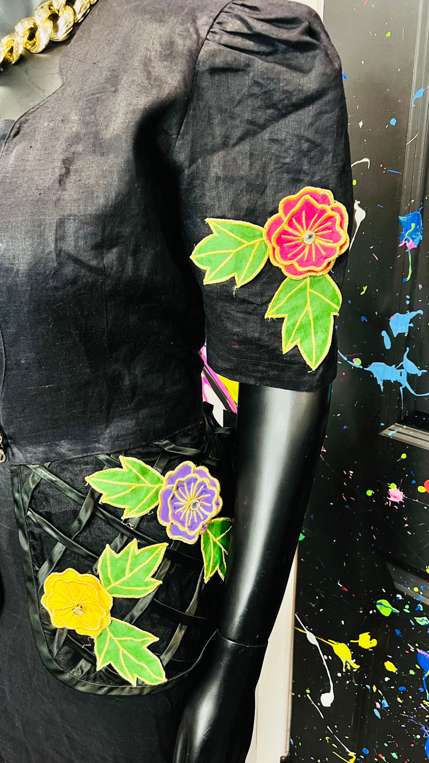 Vintage Jewel Black & Floral Set (20)