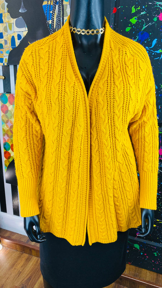 Vintage Gold Open Sweater