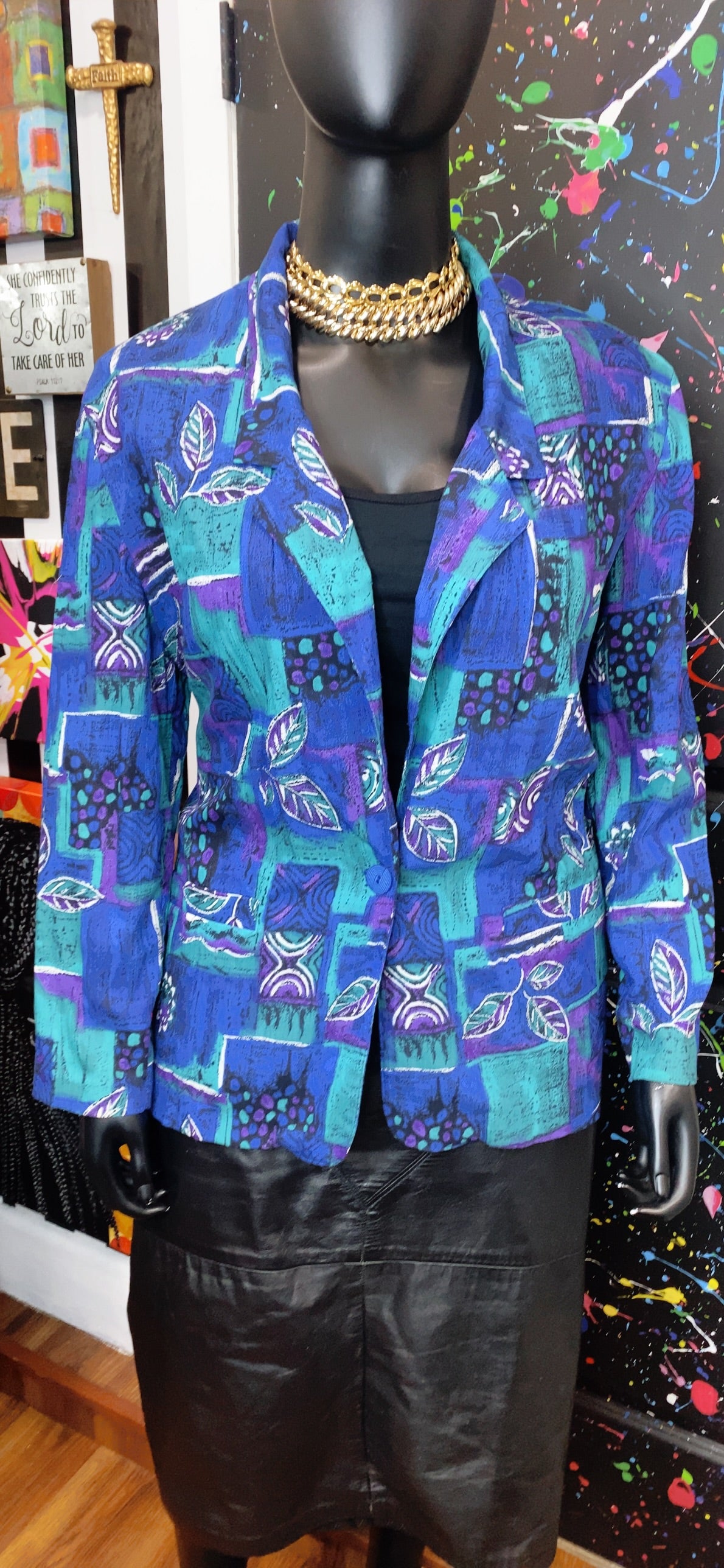 Vintage Abstact 80’s Blazer (18)