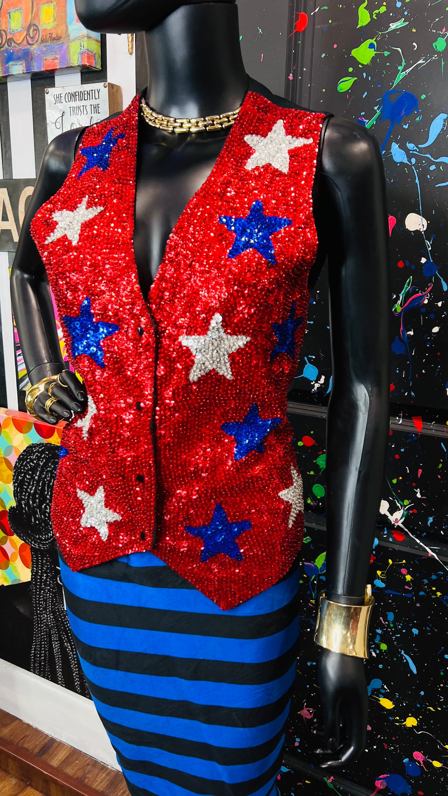 Vintage Stars Vest (12)