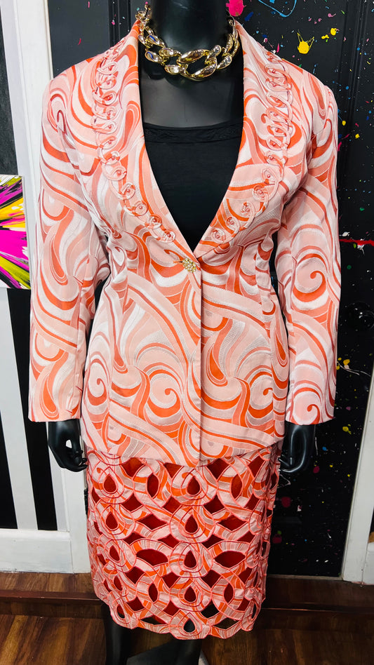 Vintage Abstract Skirt Suit (20)