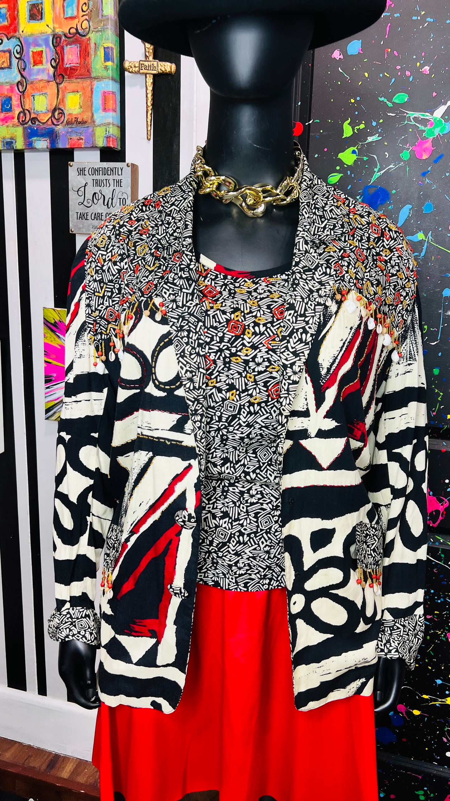 Vintage Blazer & Blouse Set (16)