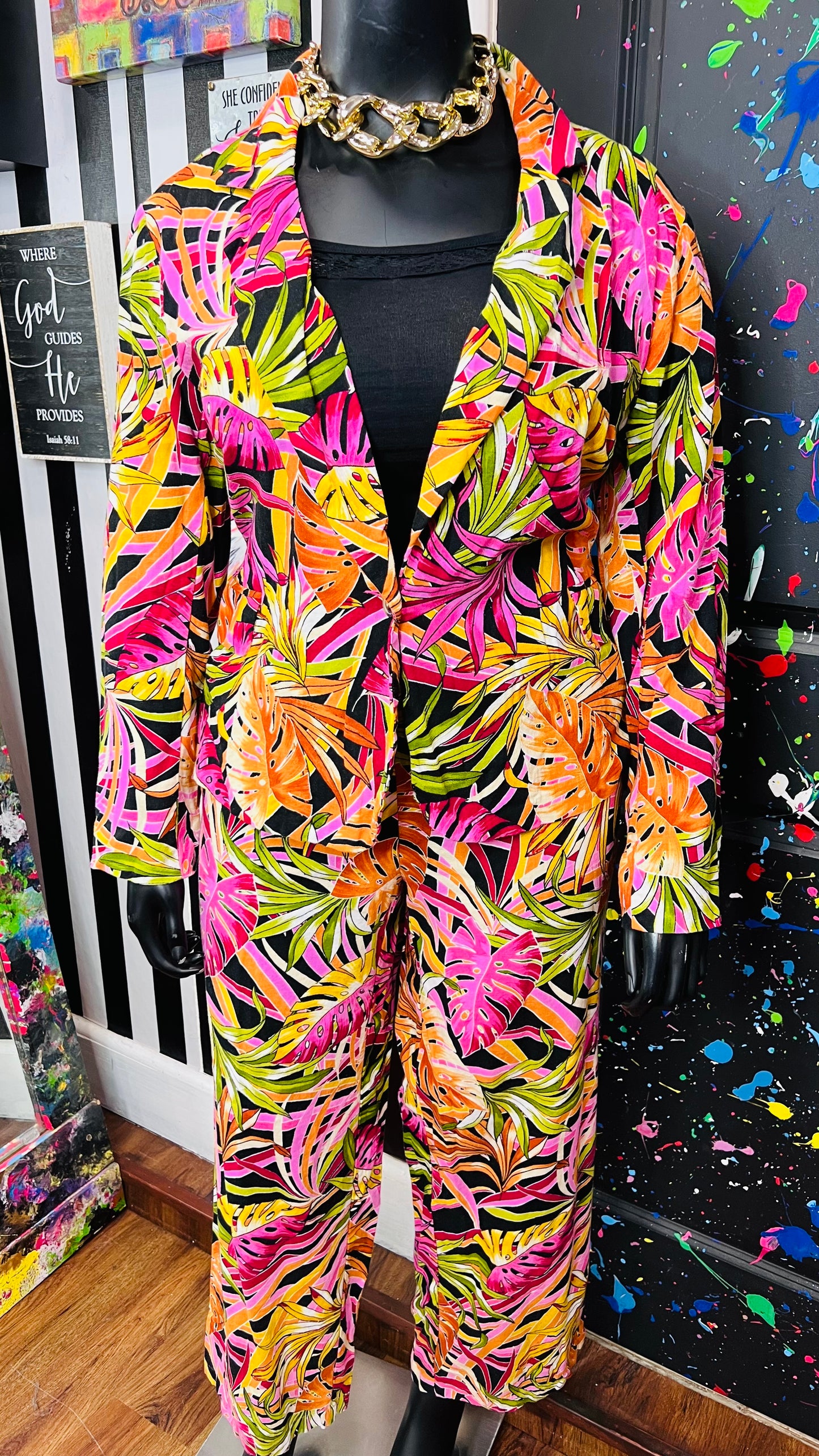 Ashley Stewart Tropical Pants Set (18)