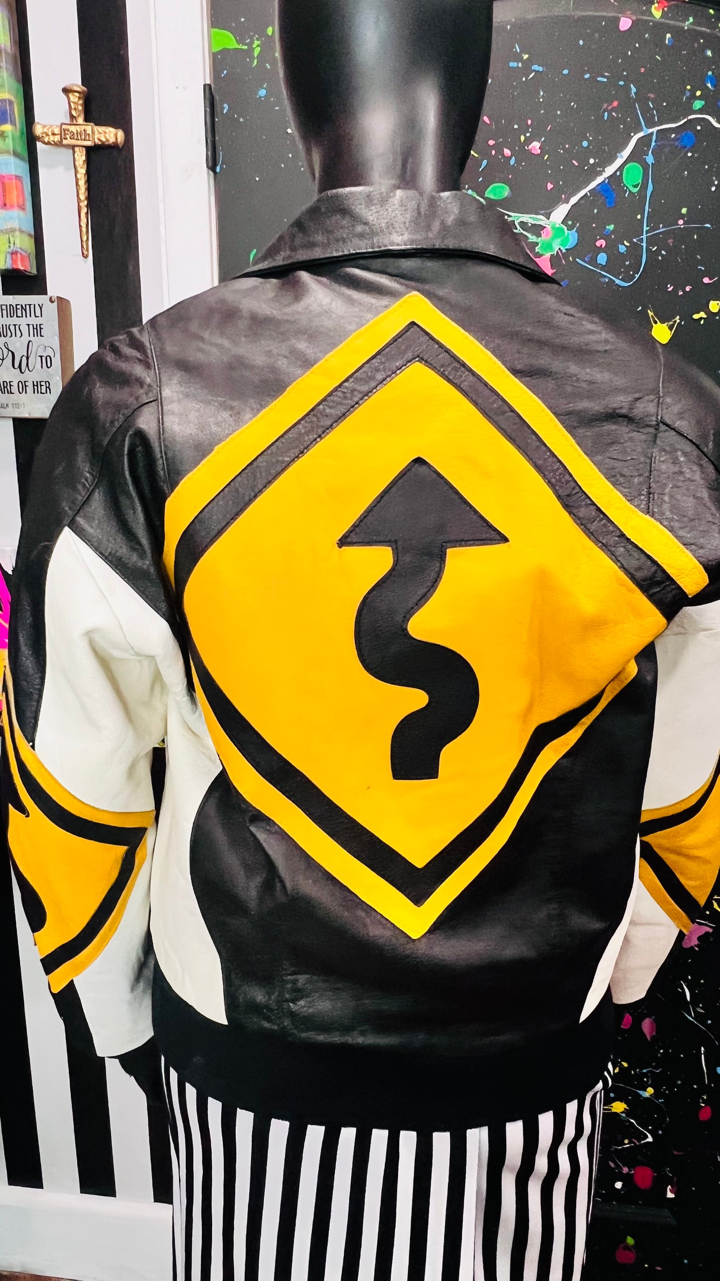 Vintage Genuine Leather Winding Road Jacket (14/16) *KC