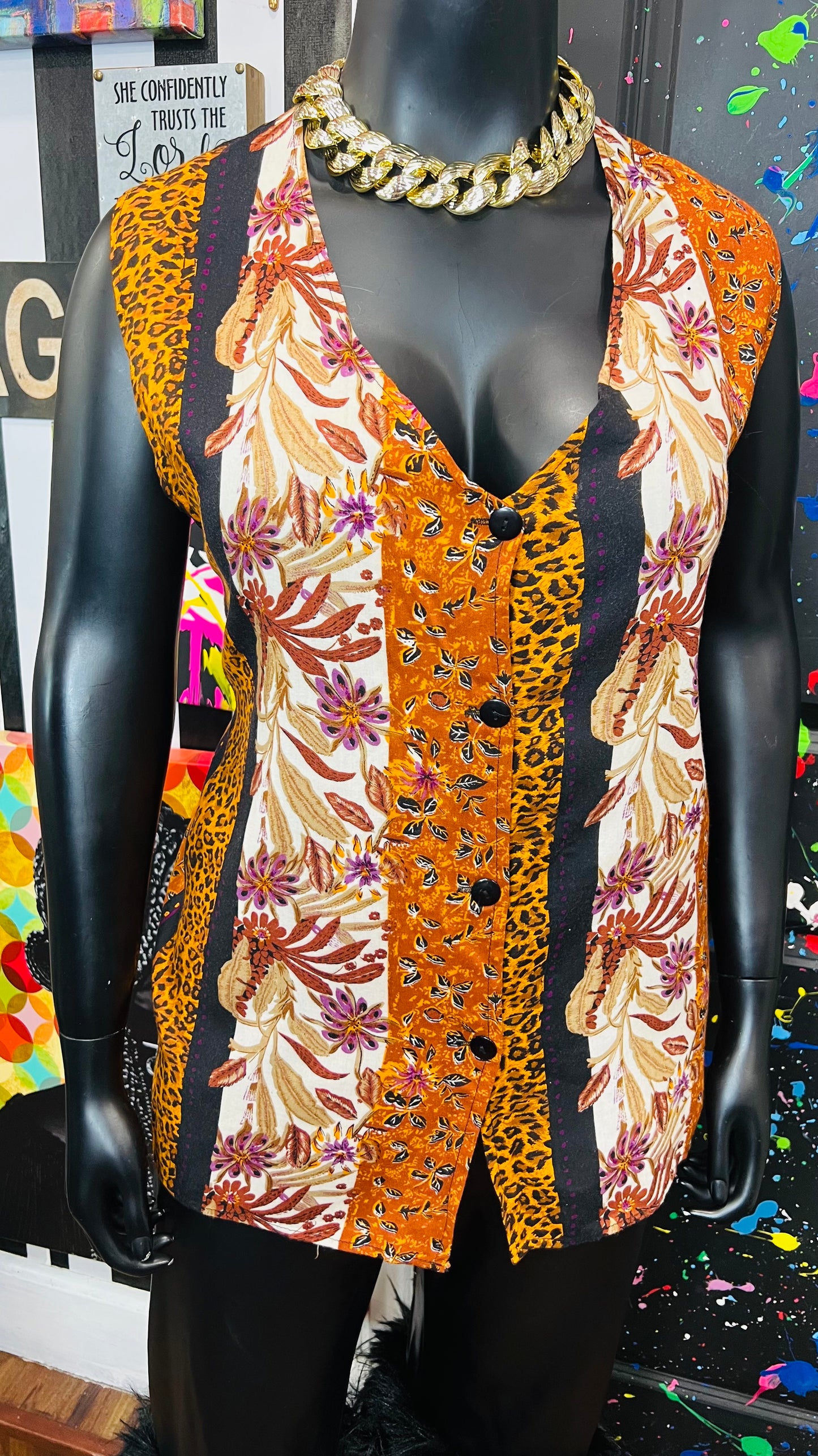 Vintage Sleeveless 90’s Blouse (24)