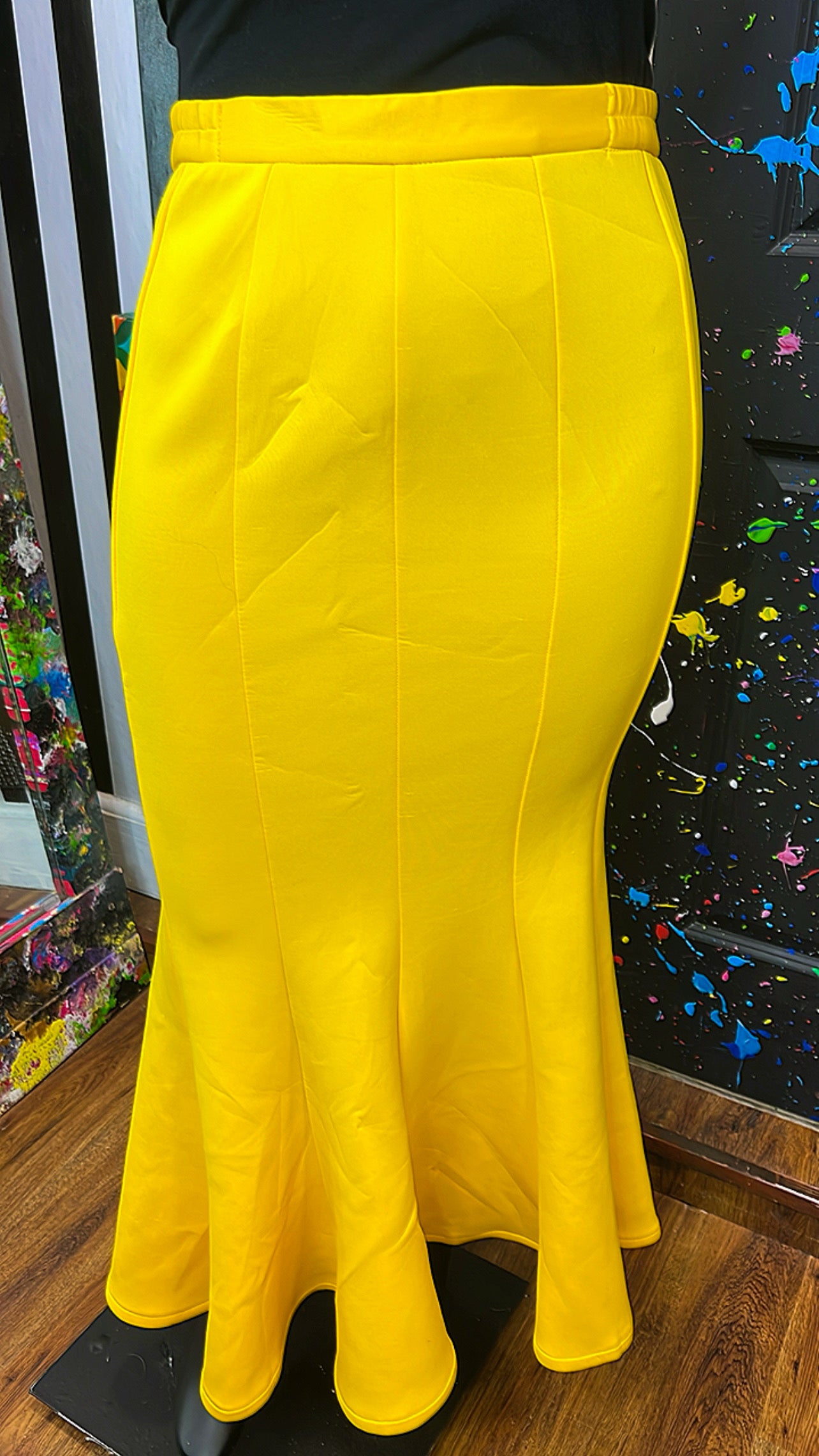 Yellow Mermaid Skirt (16)