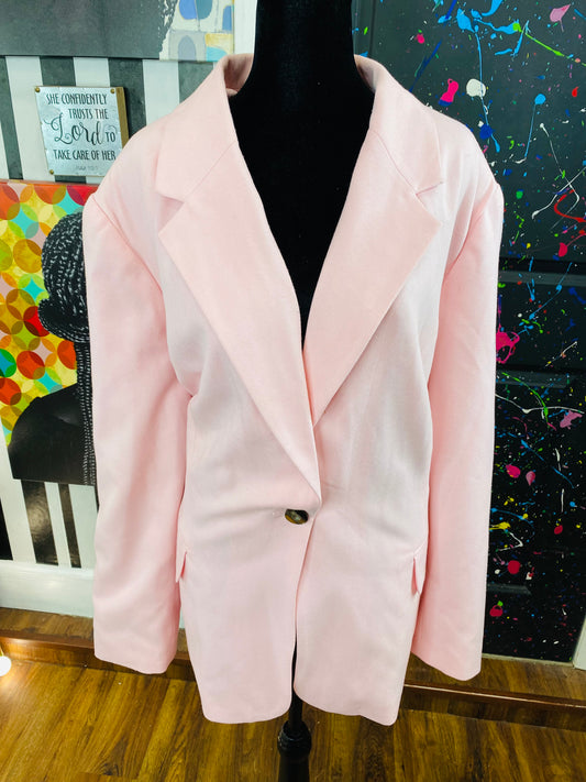 Vintage Sag Harbor Pink Blazer