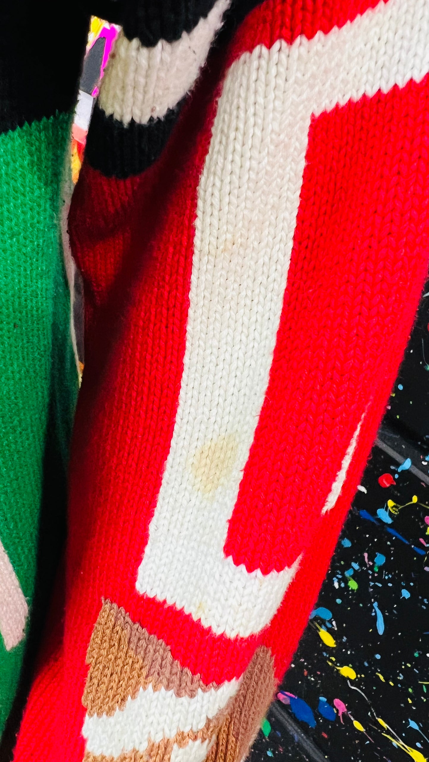 Vintage Knit Football Sweater (18/20)