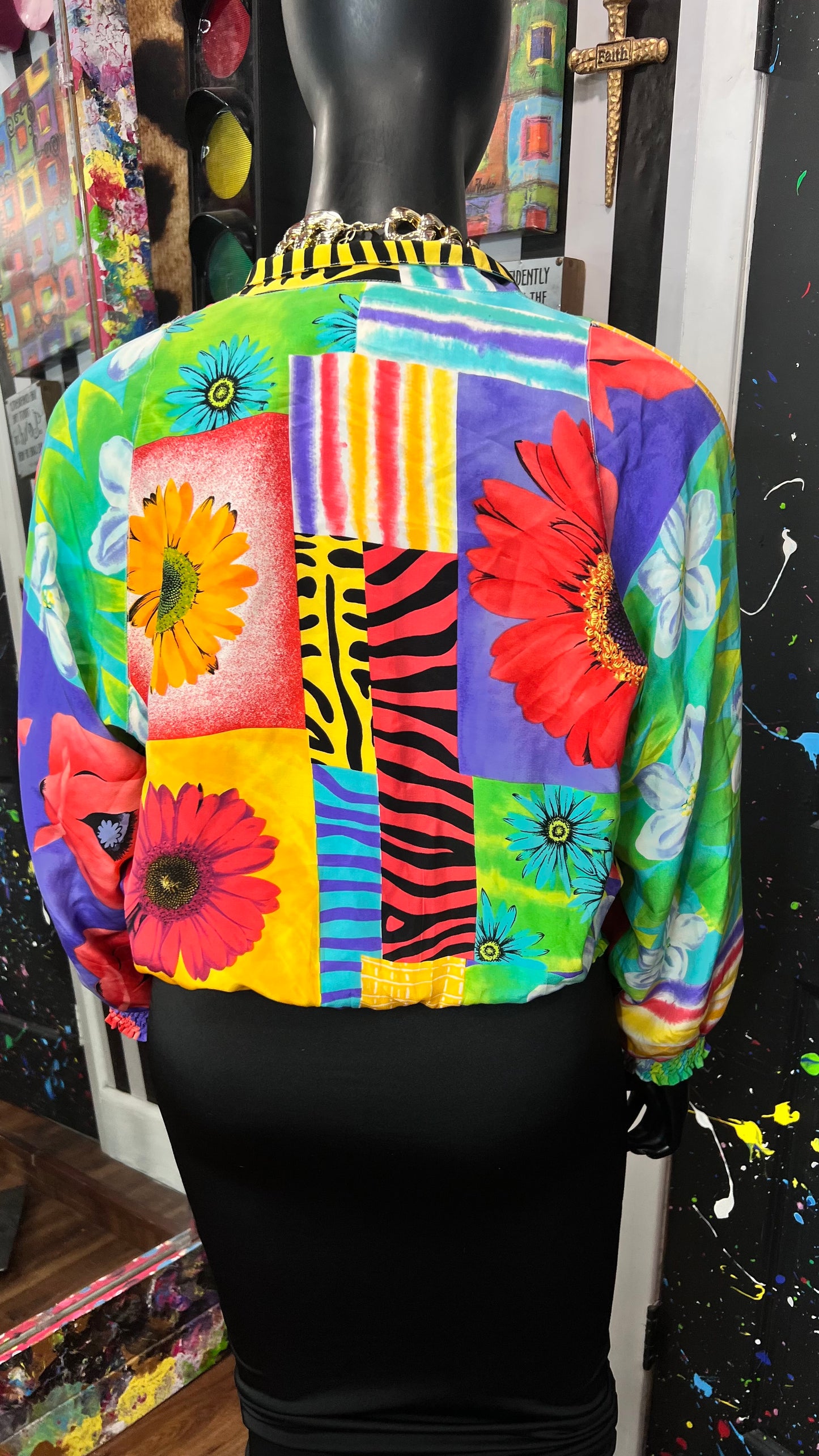 Vintage 100% Silk Diane Gilman Jacket (20/22)
