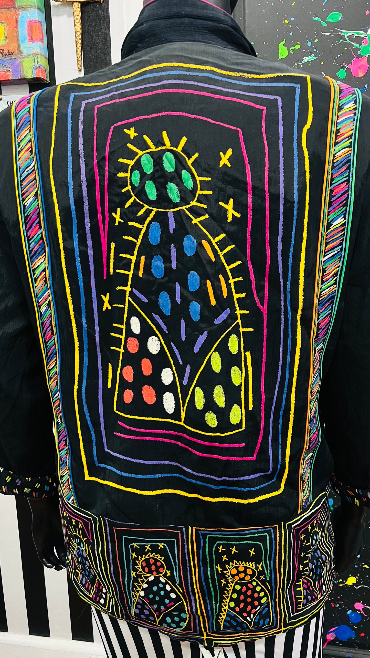 Vintage 90s Art Work Blazer (14)