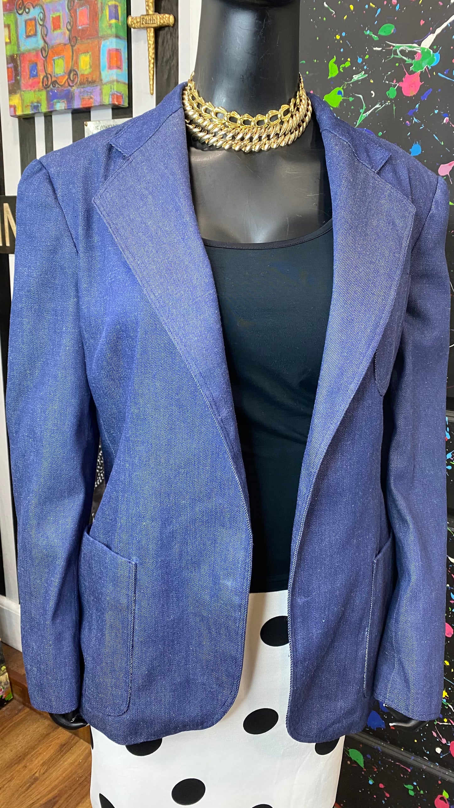 Vintage Denim Blazer (16)