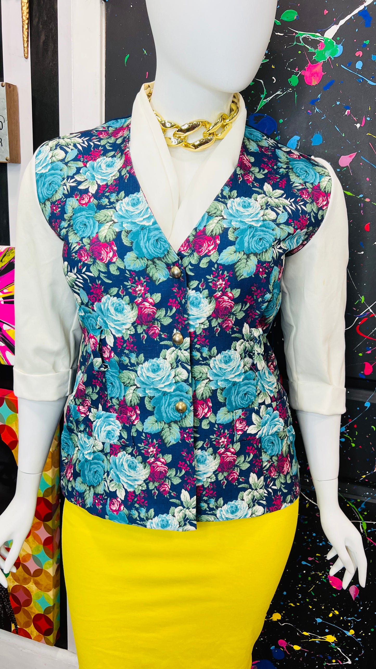 Vintage Floral Blouse (14)
