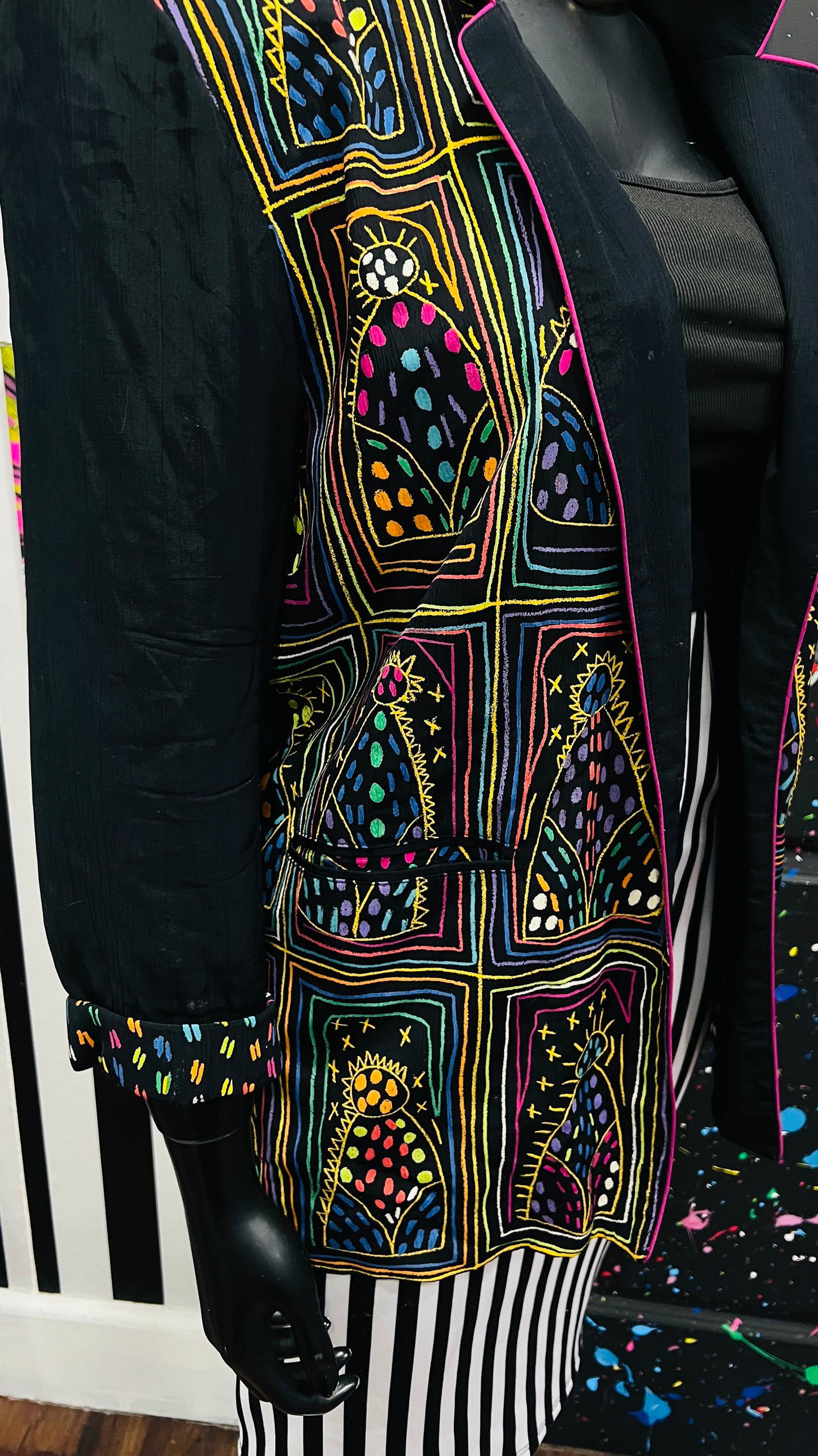 Vintage 90s Art Work Blazer (14)