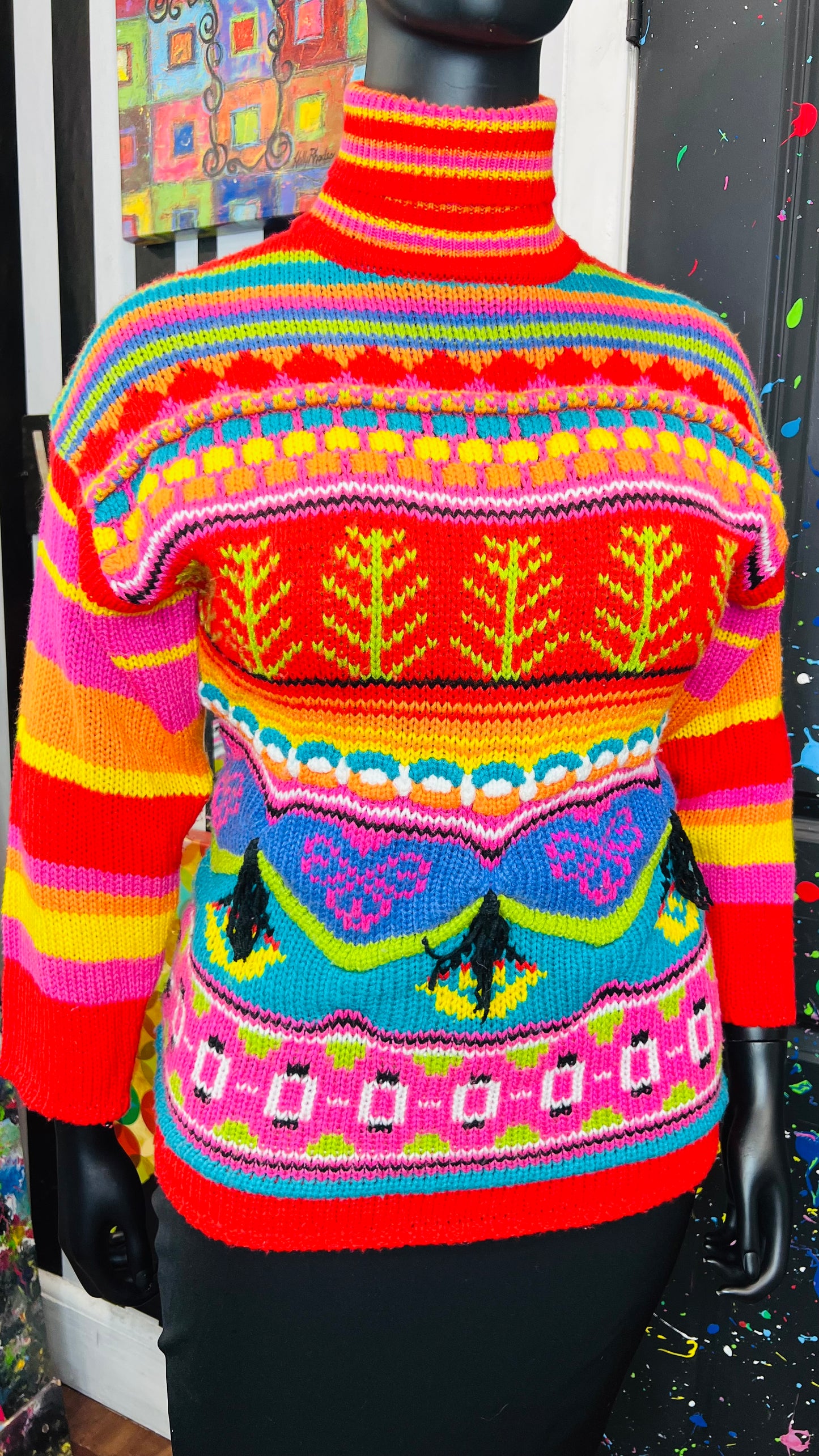 Vintage Knit ‘Step’ Sweater  (16)