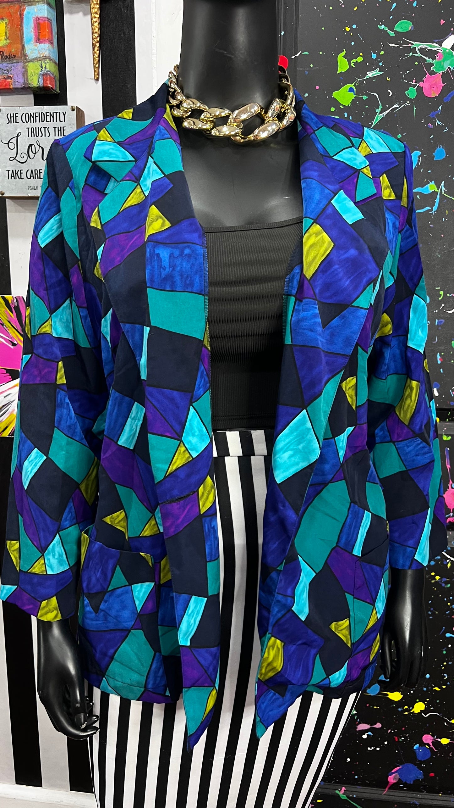Vintage Abstract Blazer (22)