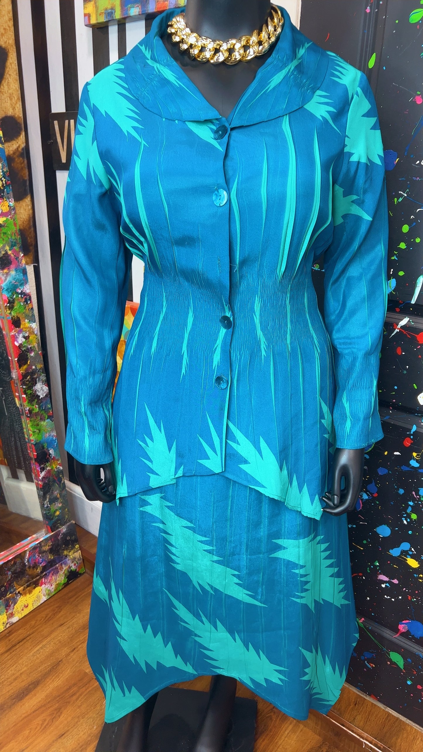 Vintage Blue Mermaid Set Set (18)