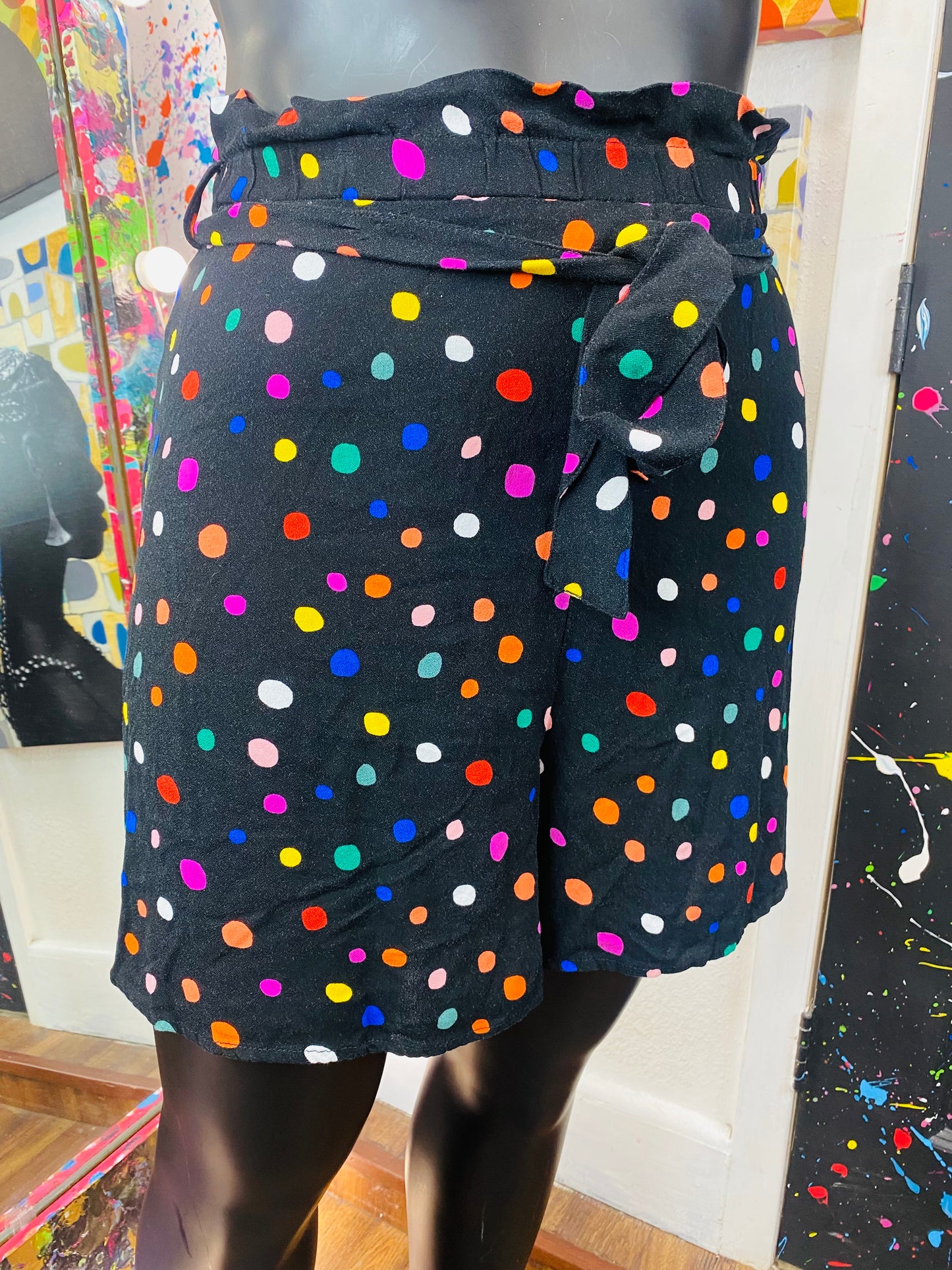 Modern Colorful Polkadot Shorts