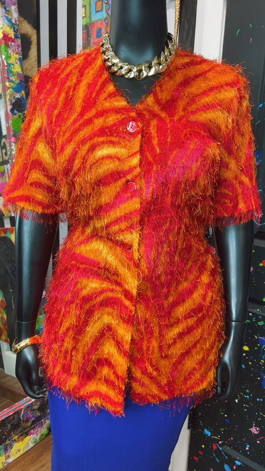 Vintage ‘Strawberry Lemonade’ Shaggy Blouse (18)