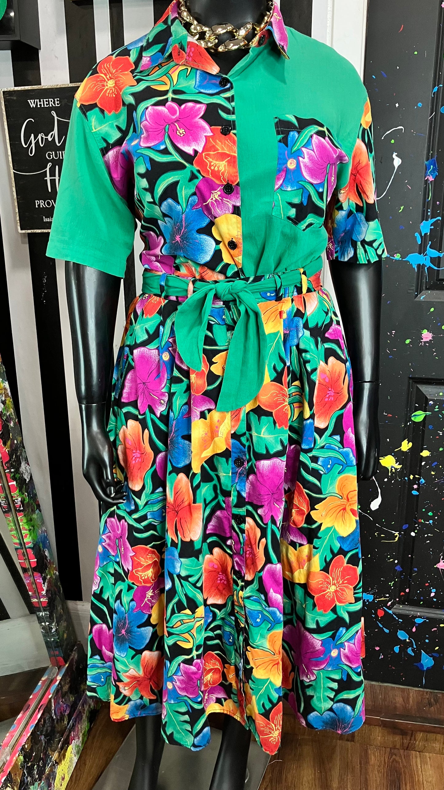 Vintage Cotton Floral Set (16)
