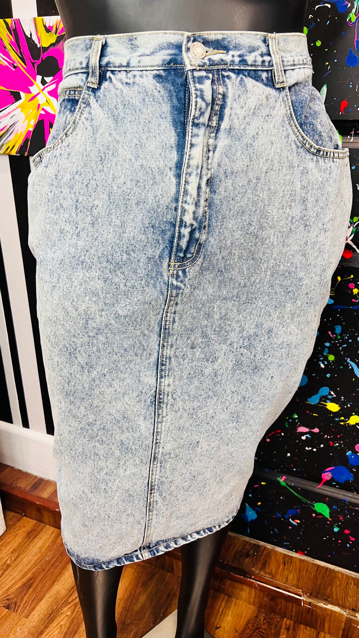 Vintage Denim Skirt (20)