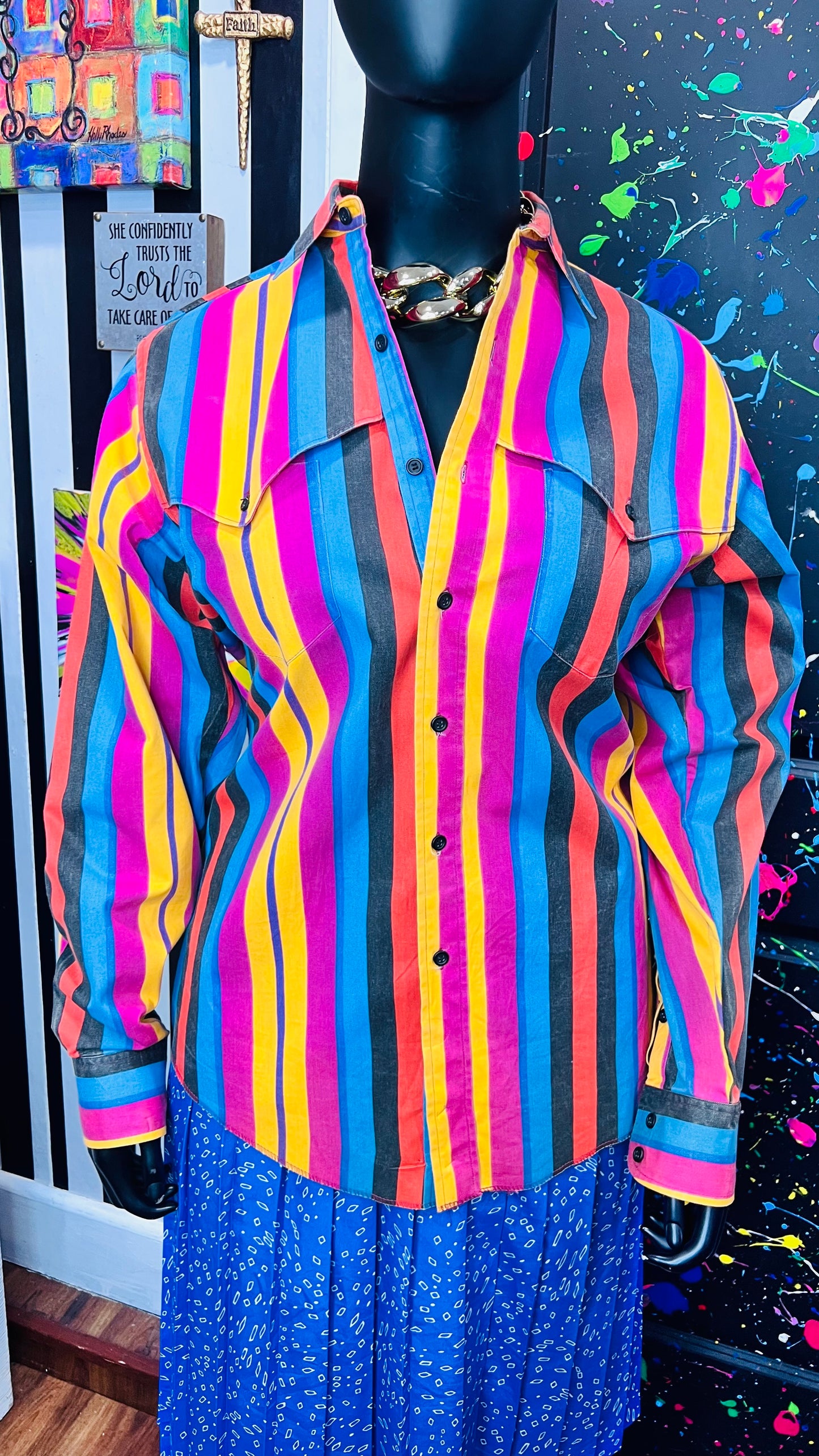 Vintage Wrangler Slighty Distressed Blouse (16)