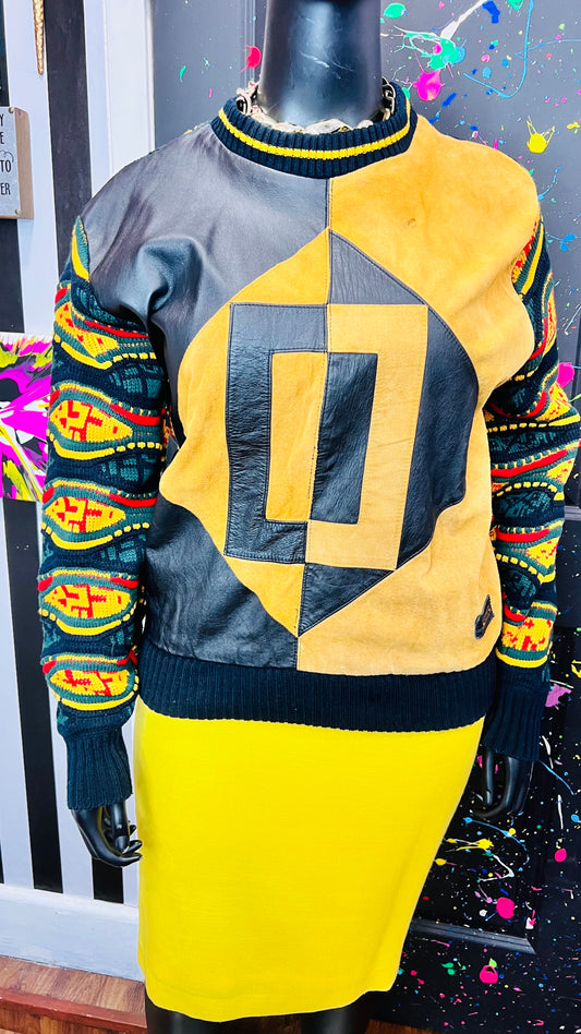 Vintage Trutus Genuine Suede Leather Sweater (16)