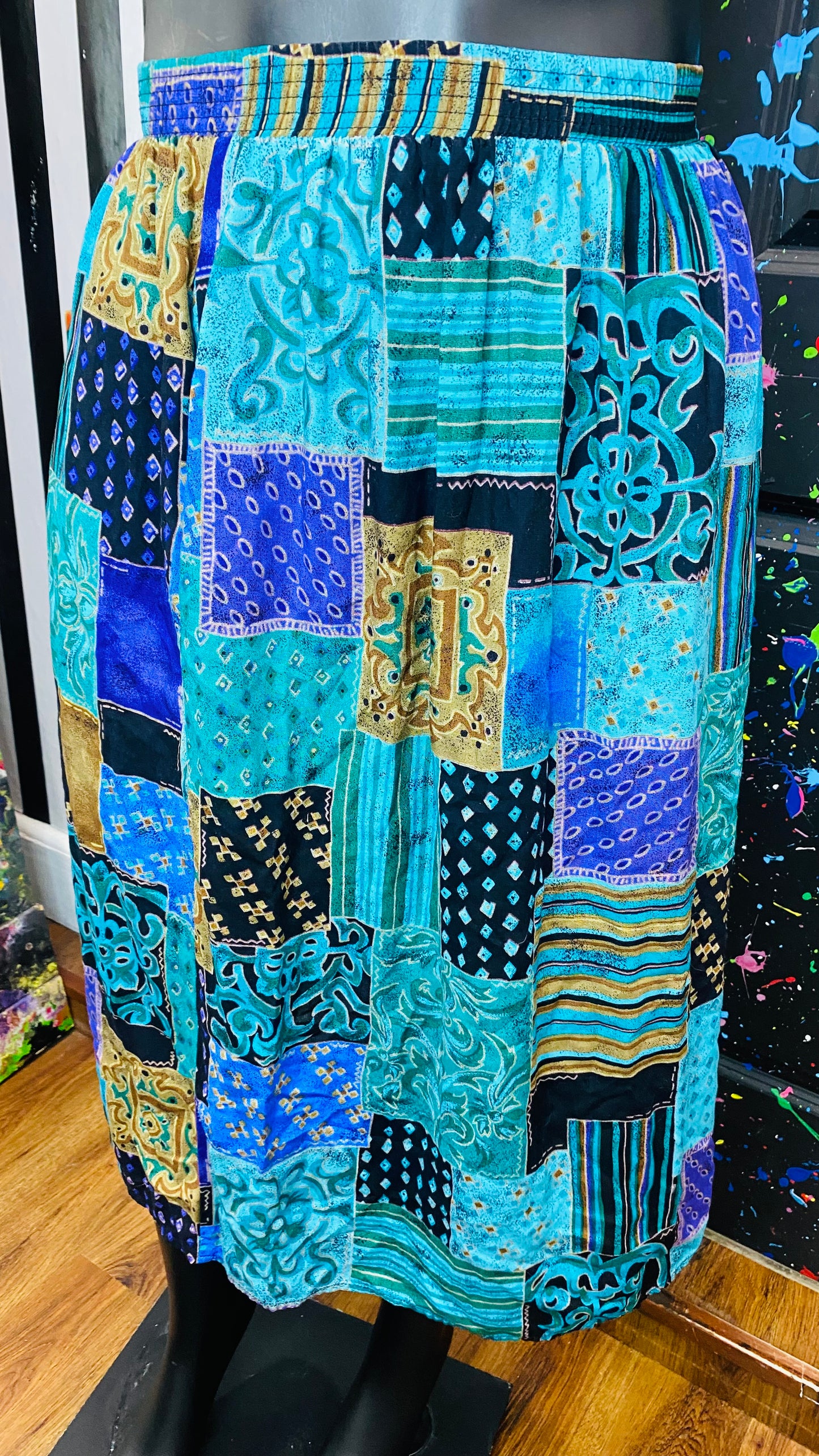 Vintage Rayon Skirt (16/18)