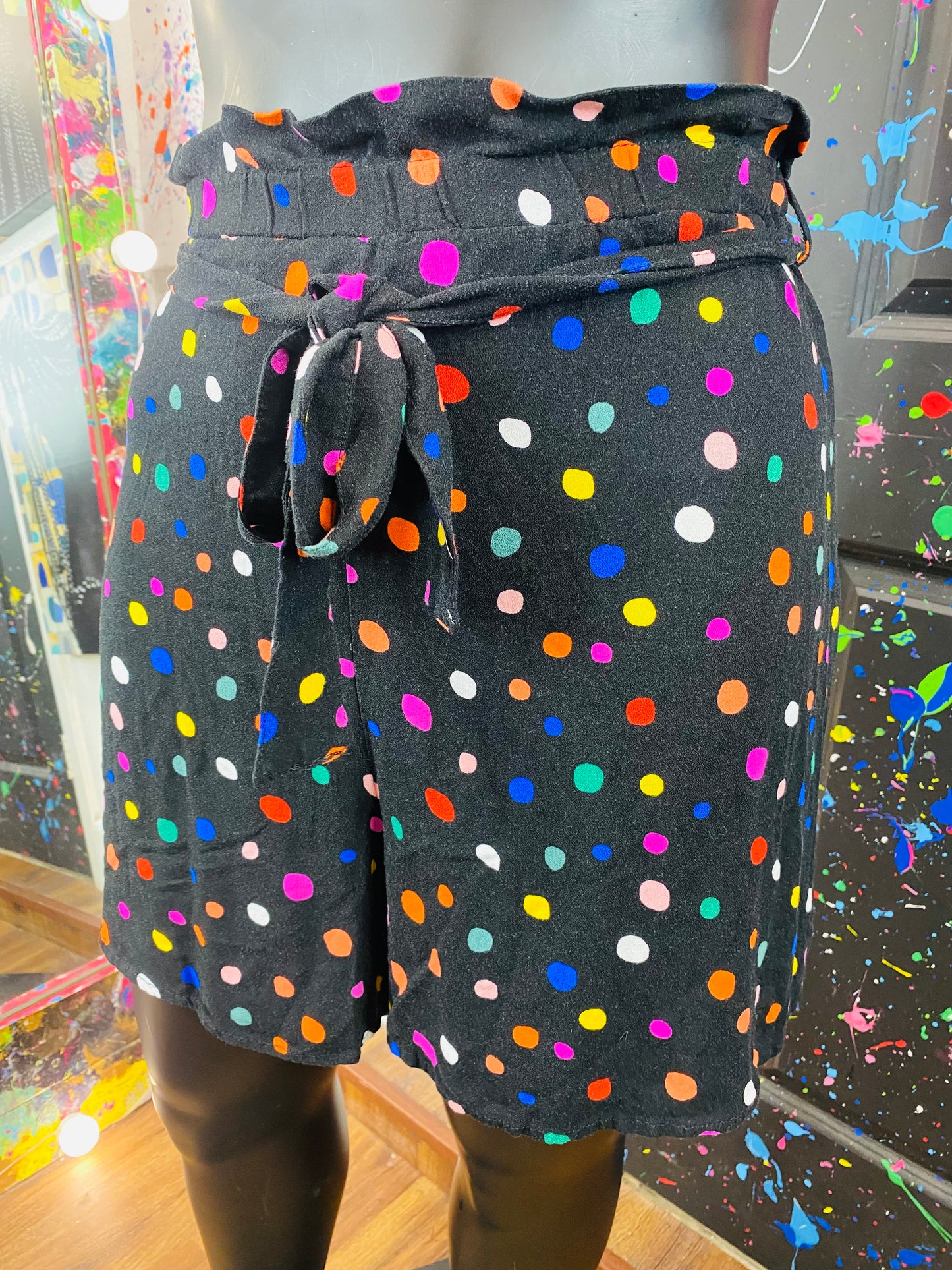 Modern Colorful Polkadot Shorts