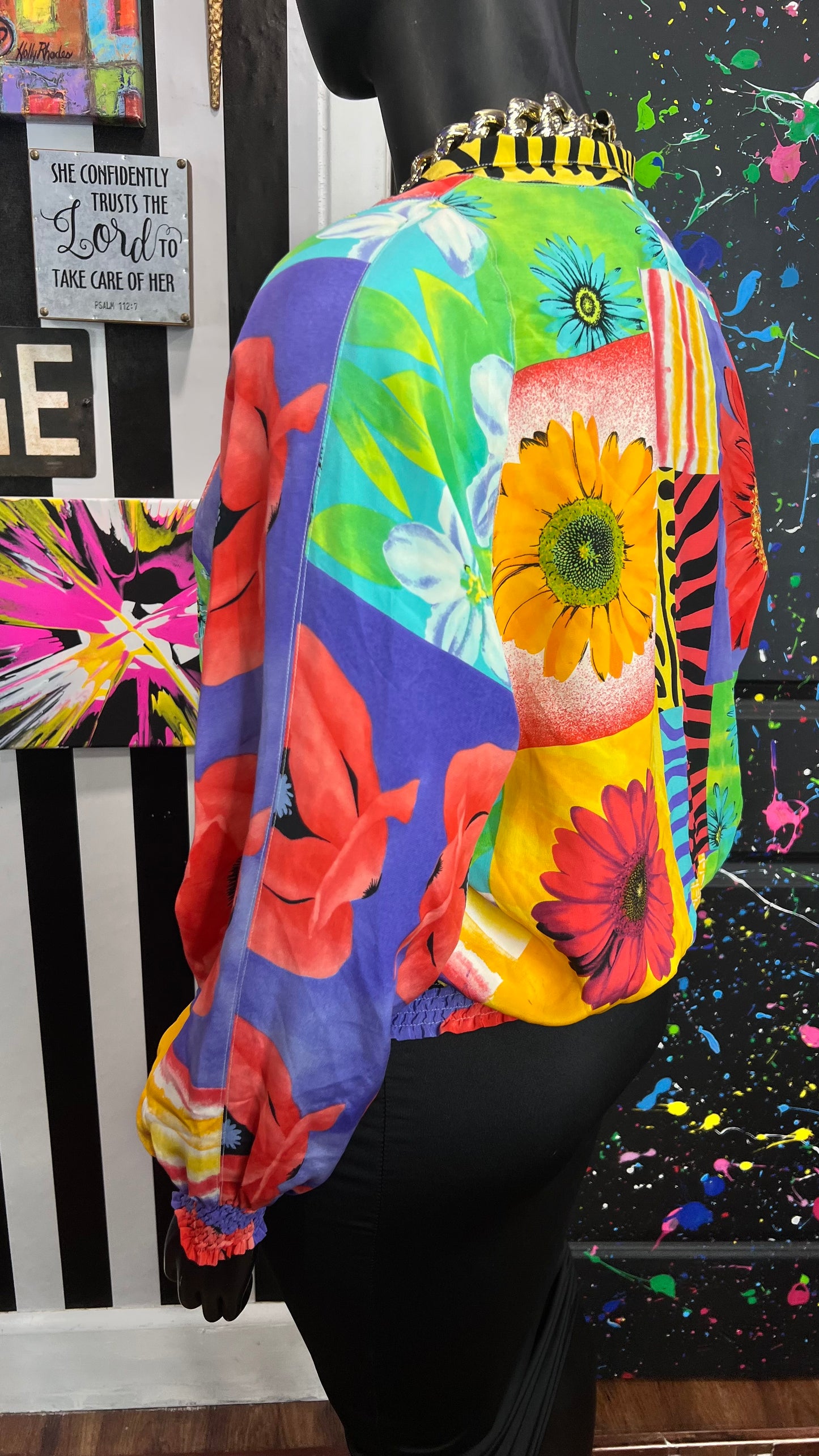 Vintage 100% Silk Diane Gilman Jacket (20/22)