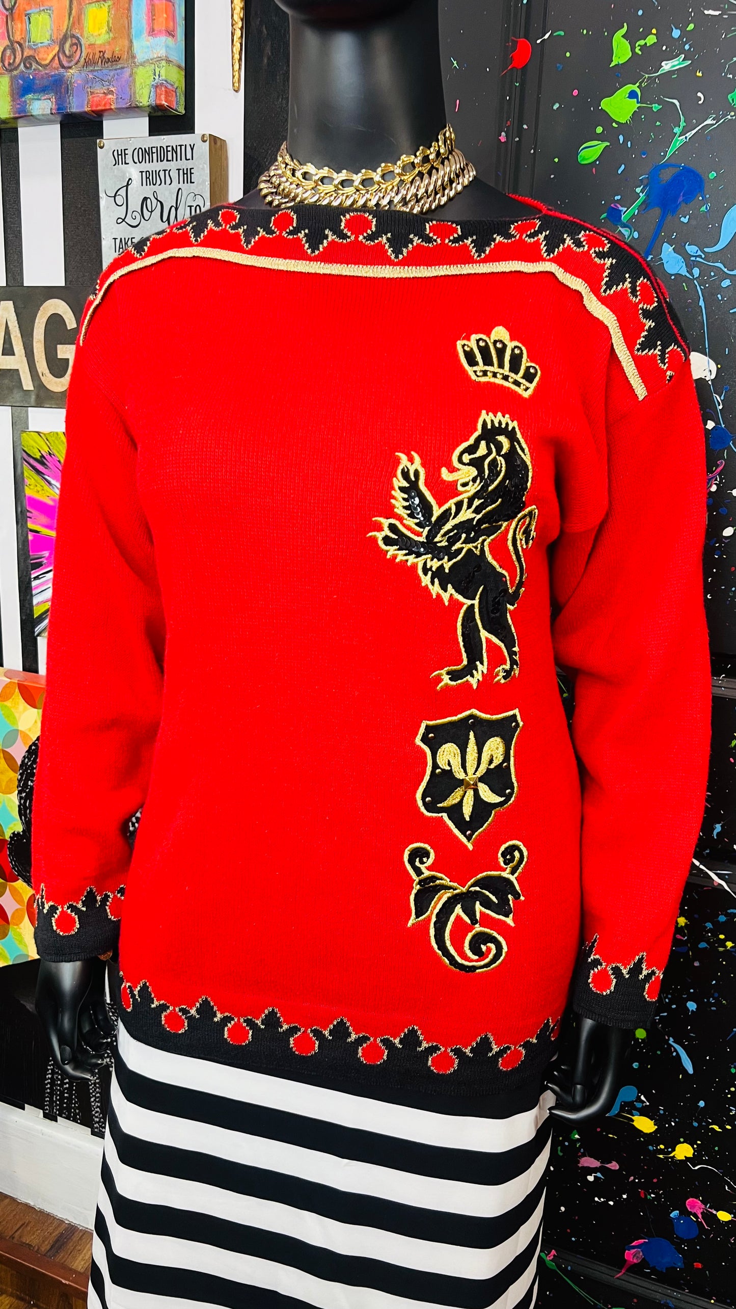 Vintage King Lion Sweater (20)