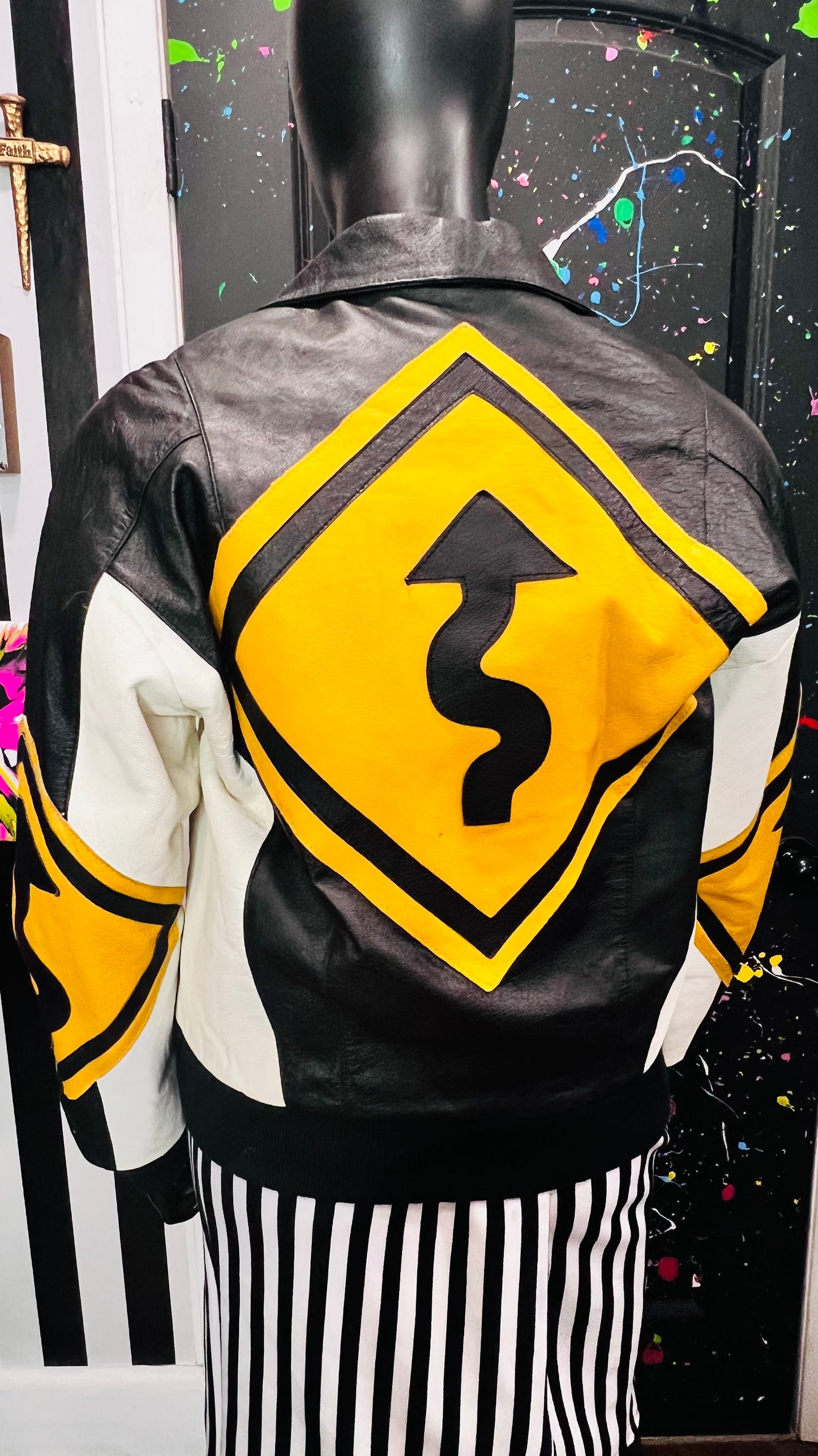 Vintage Genuine Leather Winding Road Jacket (14/16) *KC