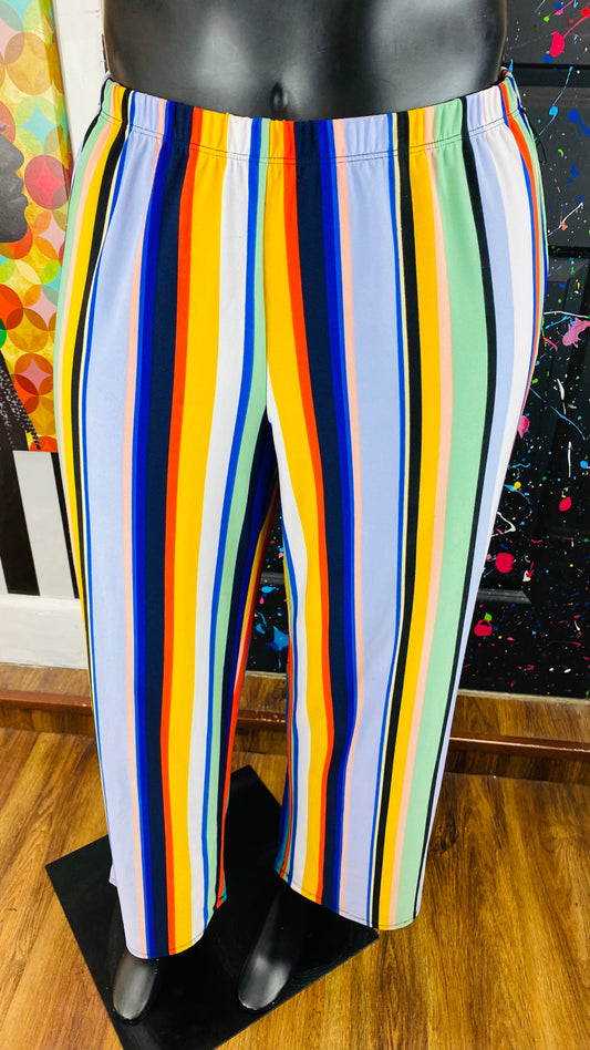 Mod/X Colorful Striped Pants