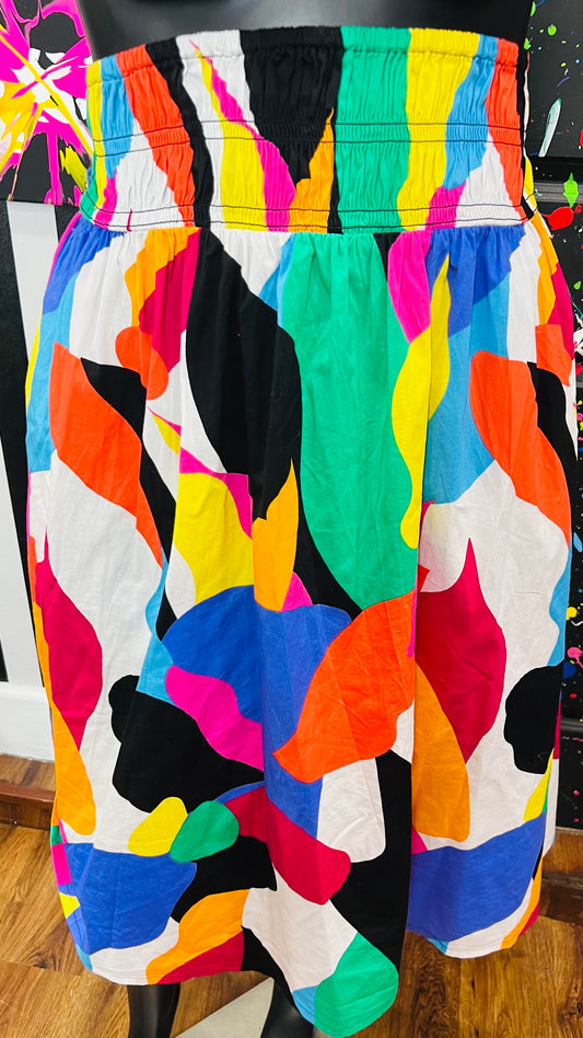 New w/ Tags Colorful Skirt (20)