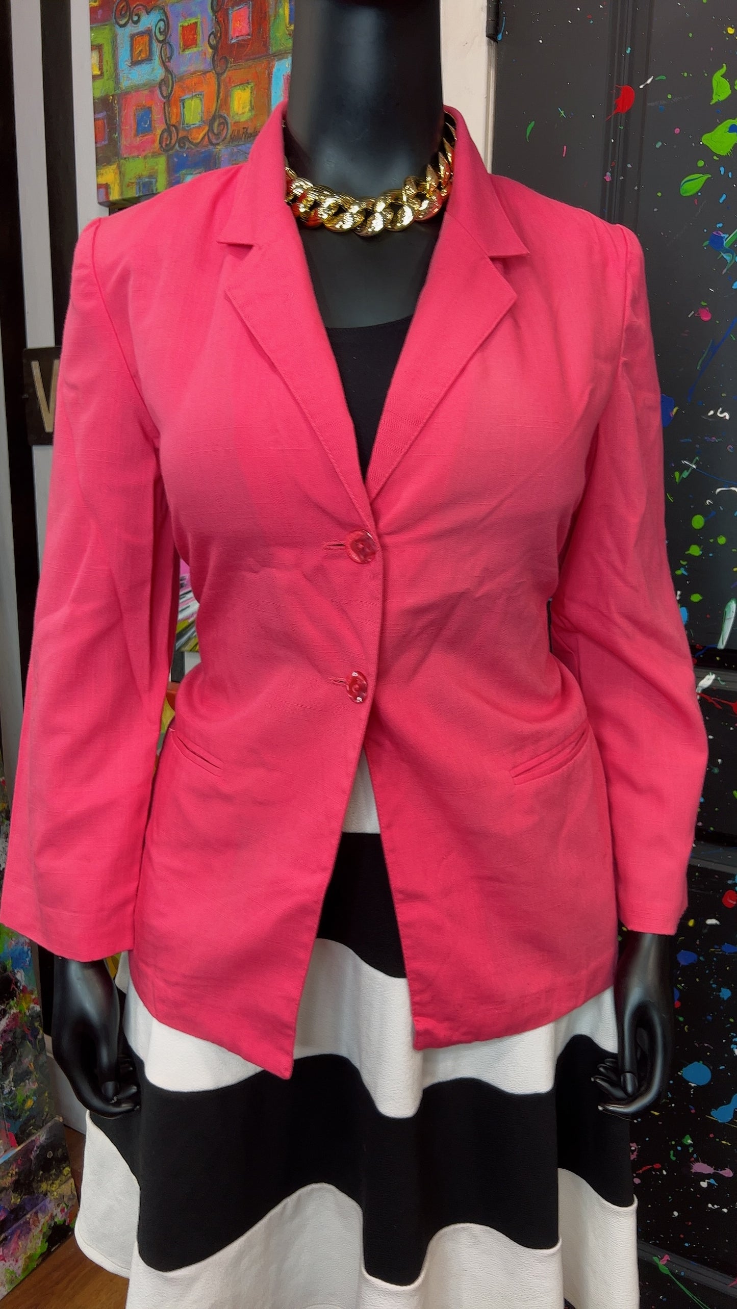 Vintage Pink Blazer (14)