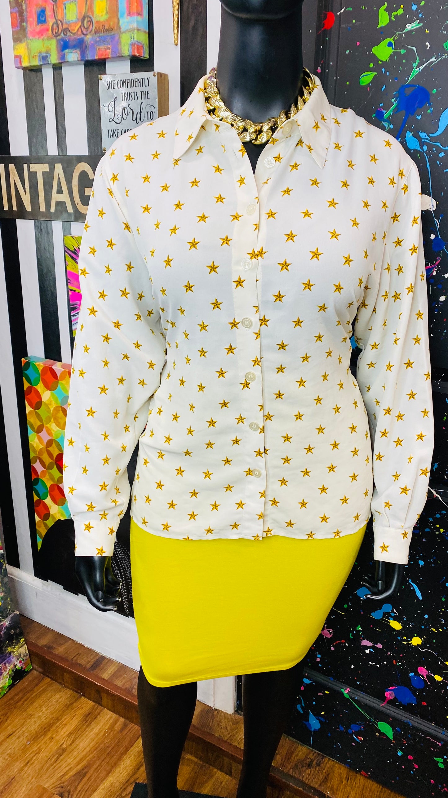 Vintage Stars Blouse (16/18)