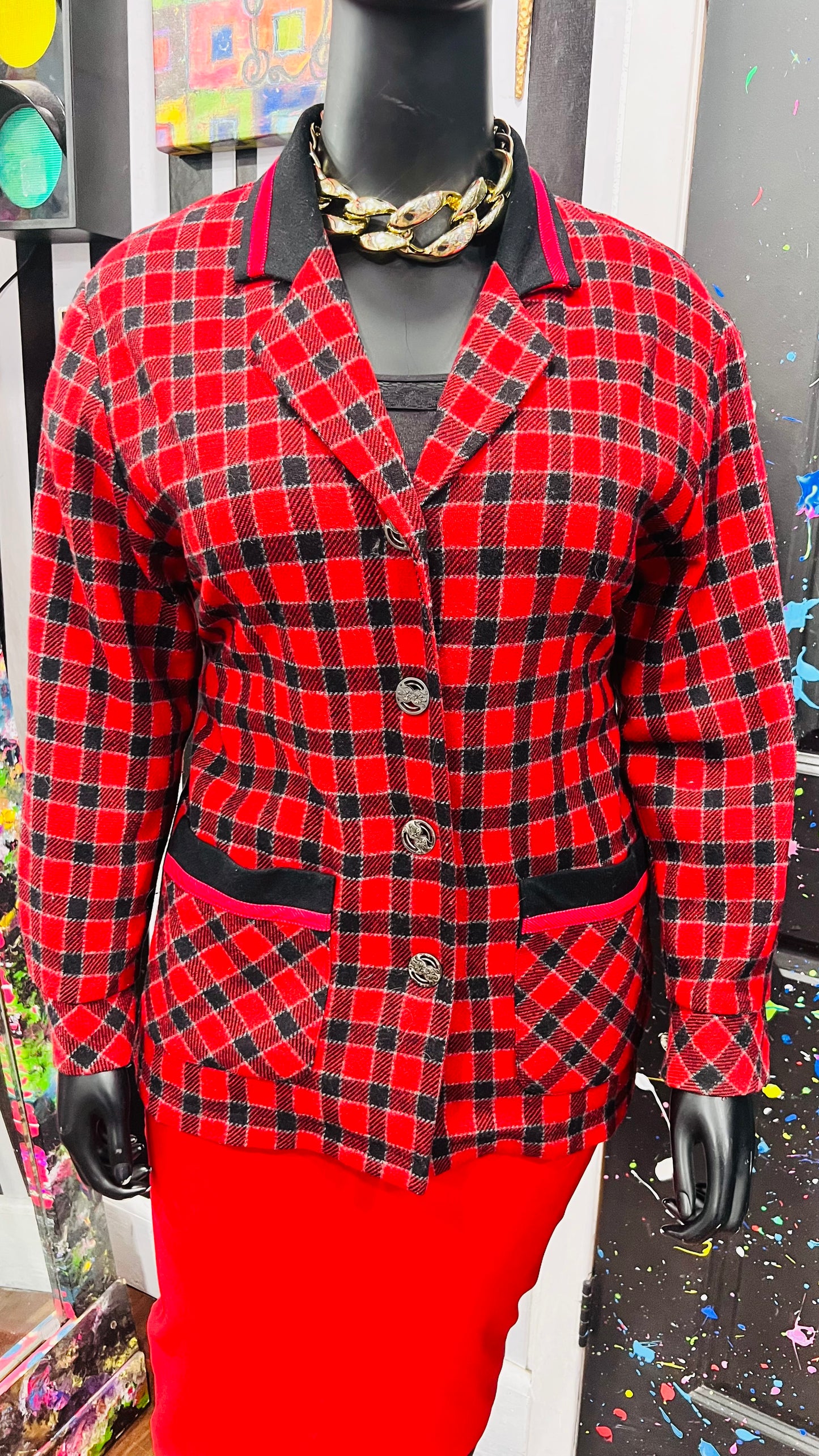 Vintage Wool Blazer - Lined (14)