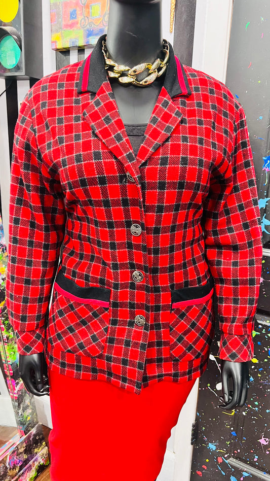 Vintage Wool Blazer - Lined (14)