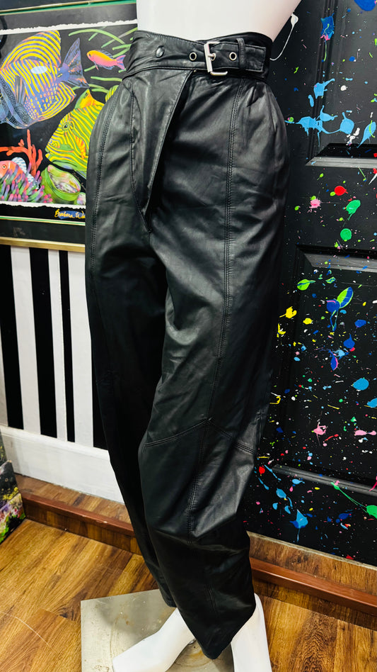Vintage Genuine Leather Pants (12)
