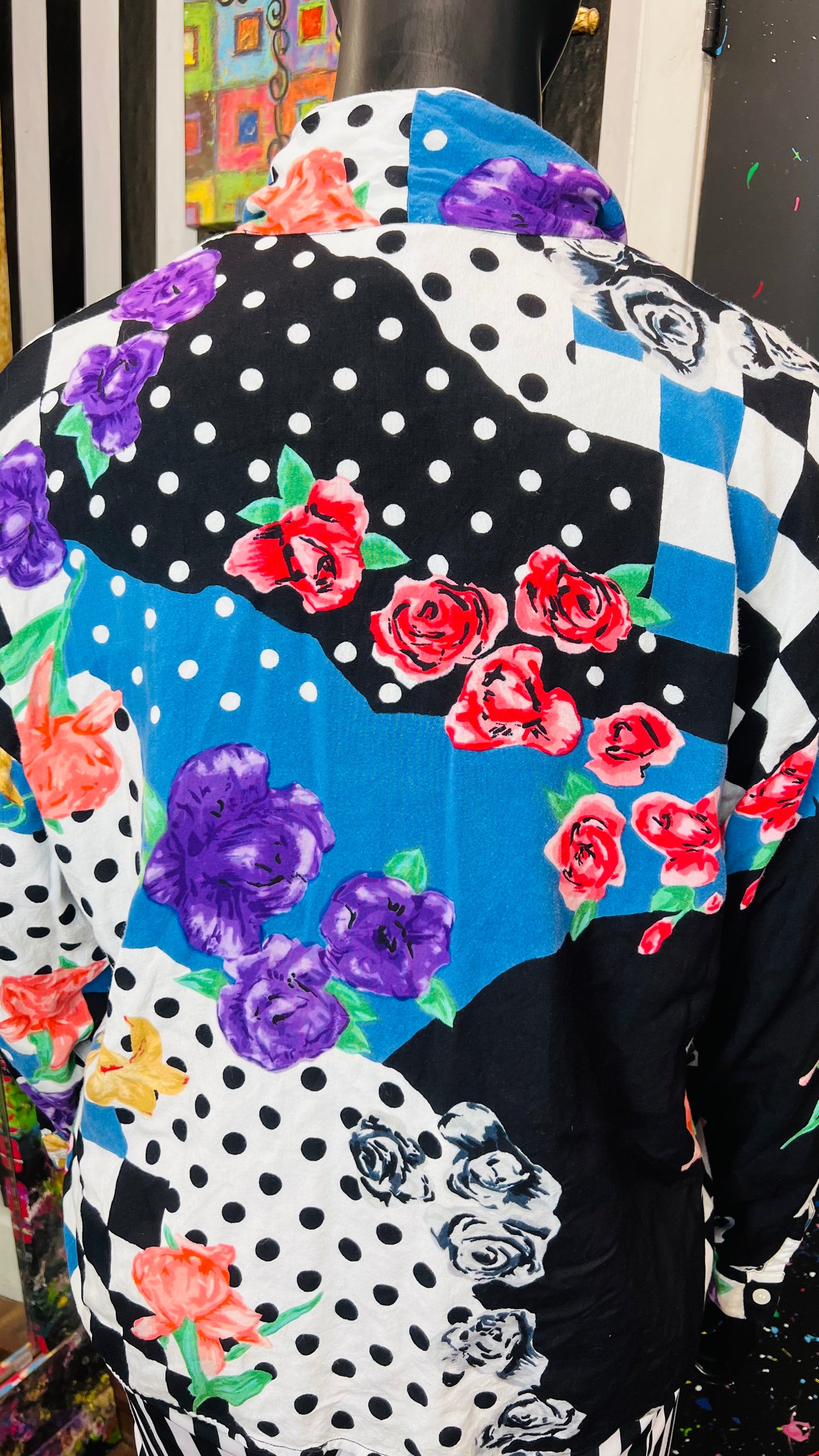 Vintage Abstract 80’s/90’s Blouse (16)