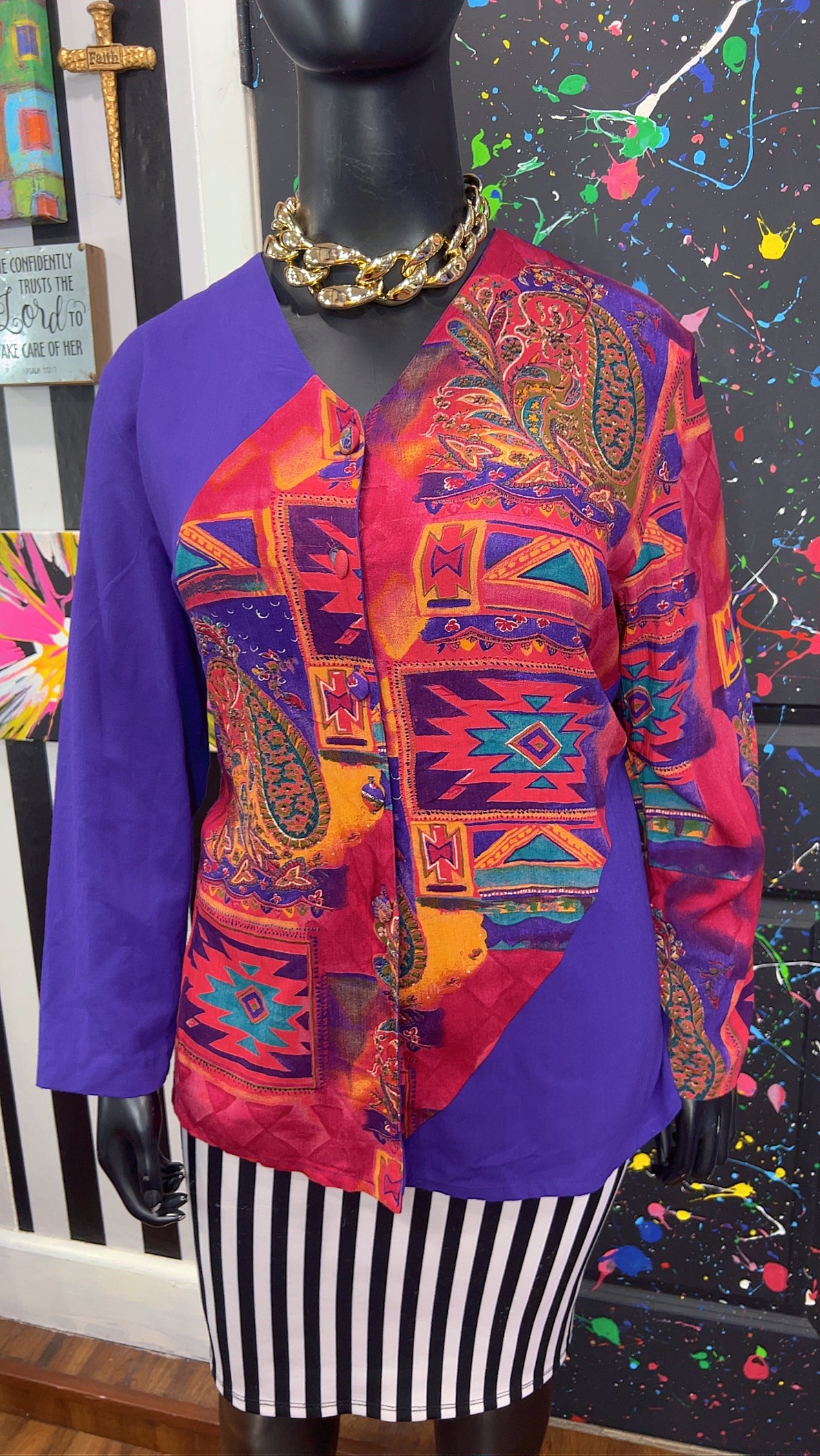 Vintage CM Shapes Blouse (18)