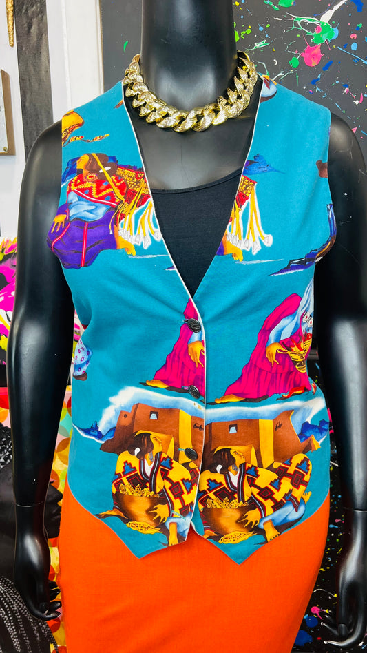 Vintage Native American Vest (22)