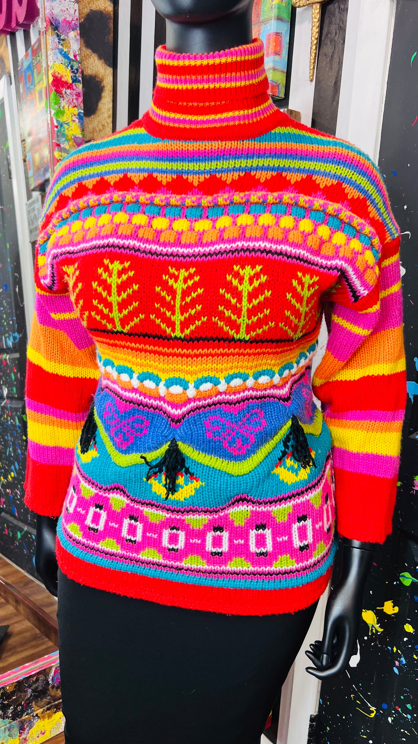 Vintage Knit ‘Step’ Sweater  (16)