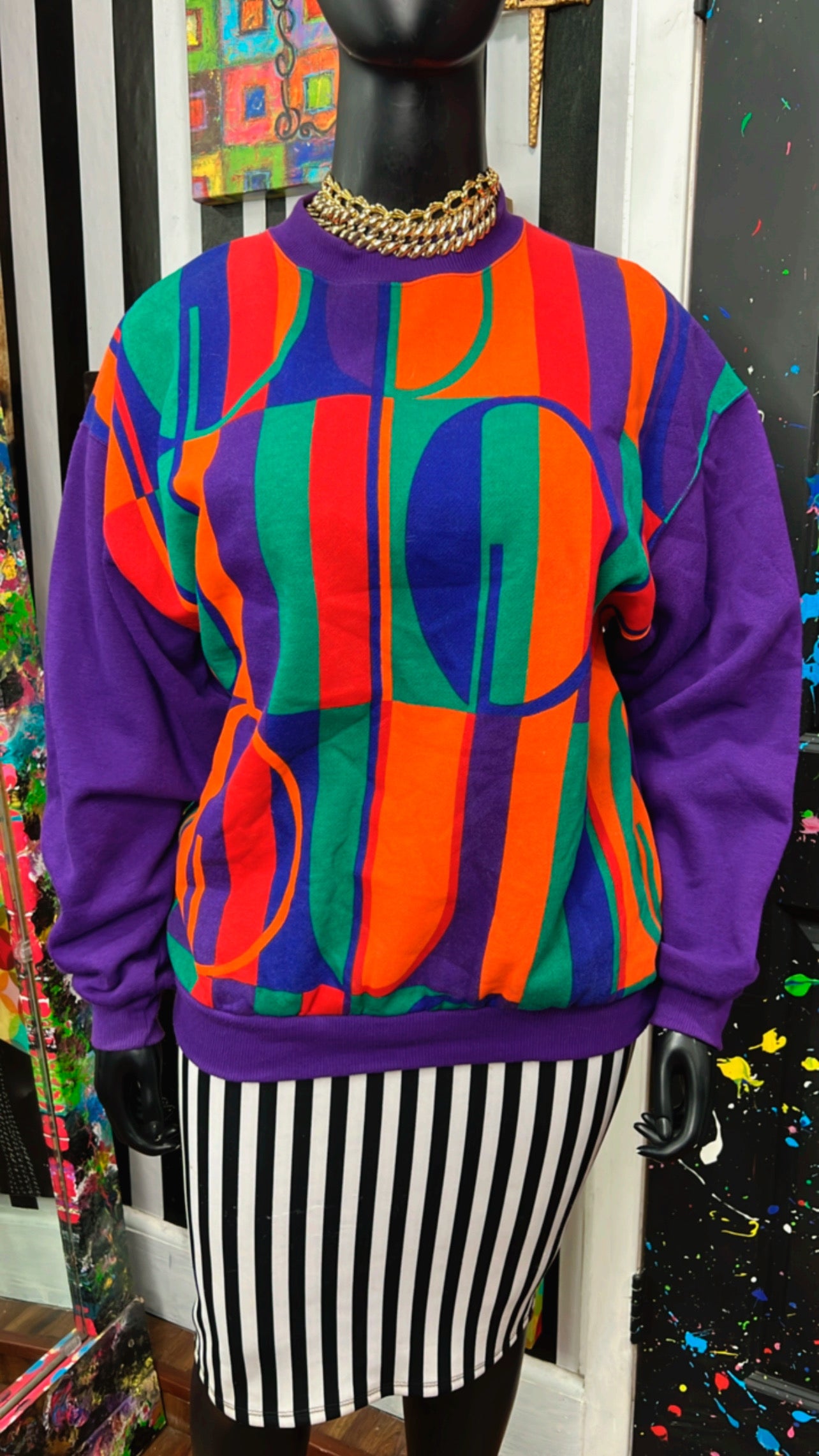 Vintage Abstract Sweatshirt (16/18)