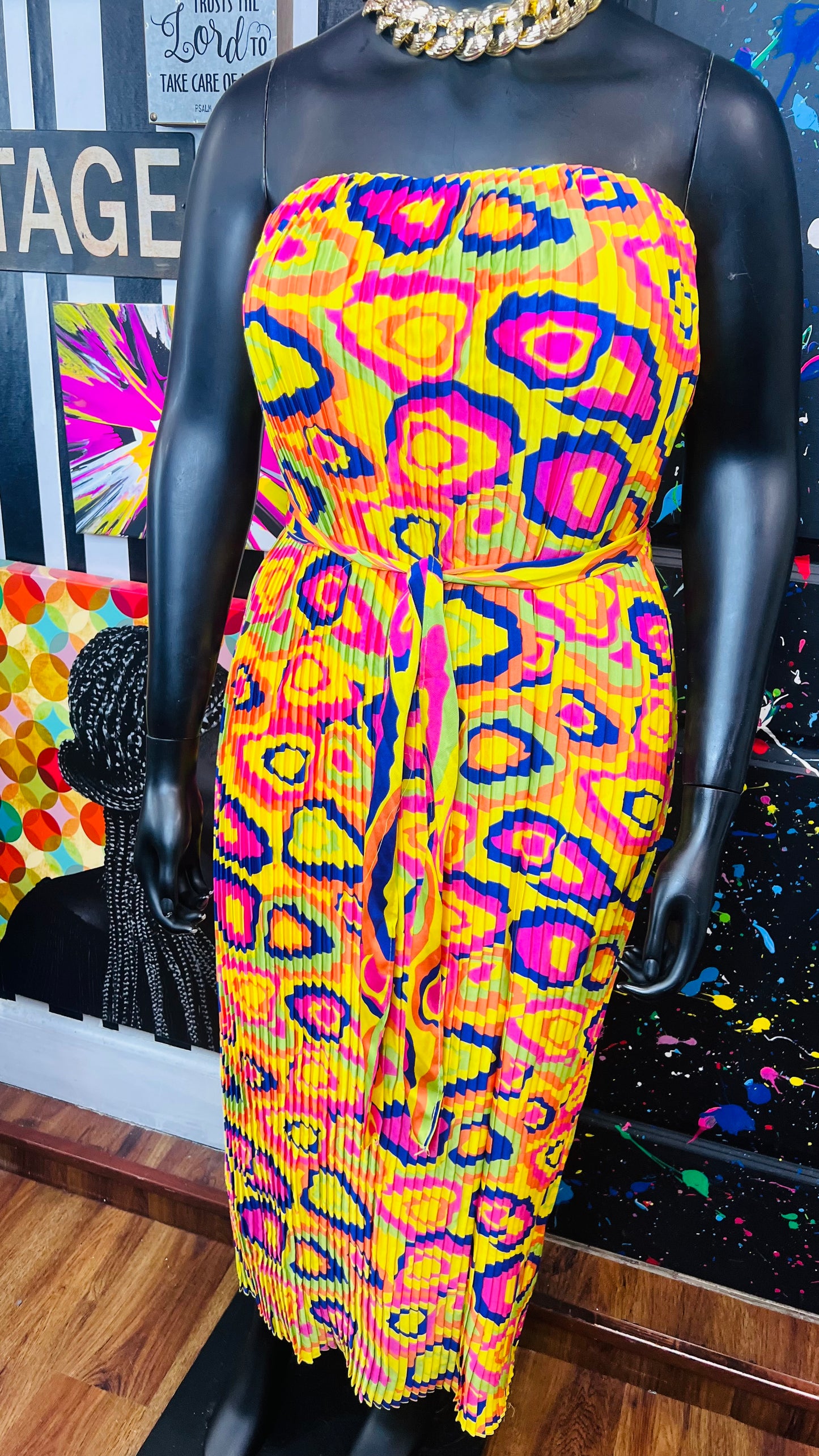 Lane Bryant Accordion Tube Dress -New w/ Tags (22/24)