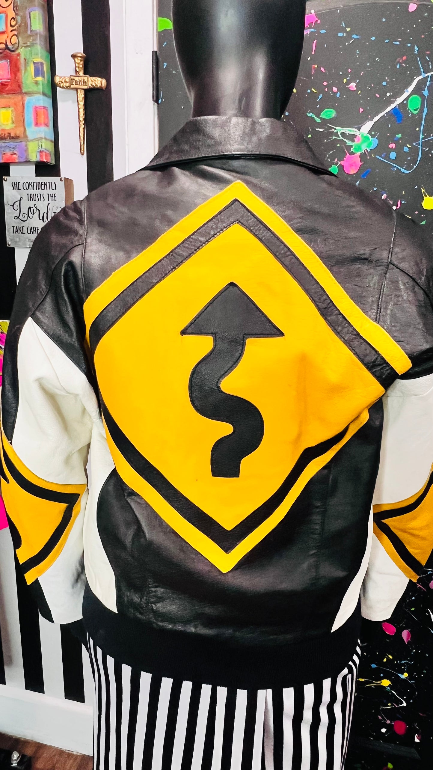 Vintage Genuine Leather Winding Road Jacket (14/16) *KC