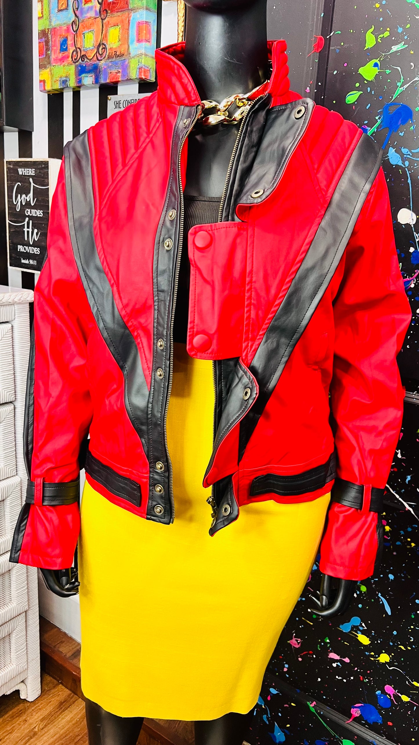 Genuine Leather Michael Jackson Thriller Jacket (16)