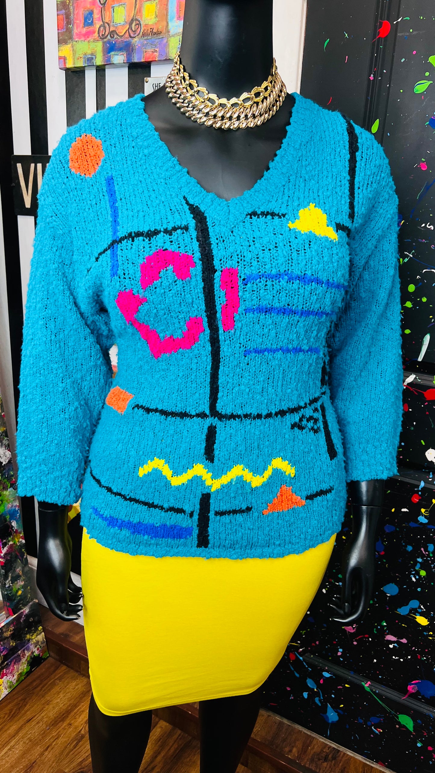 Vintage Knit Sweater 80’s (20/22)
