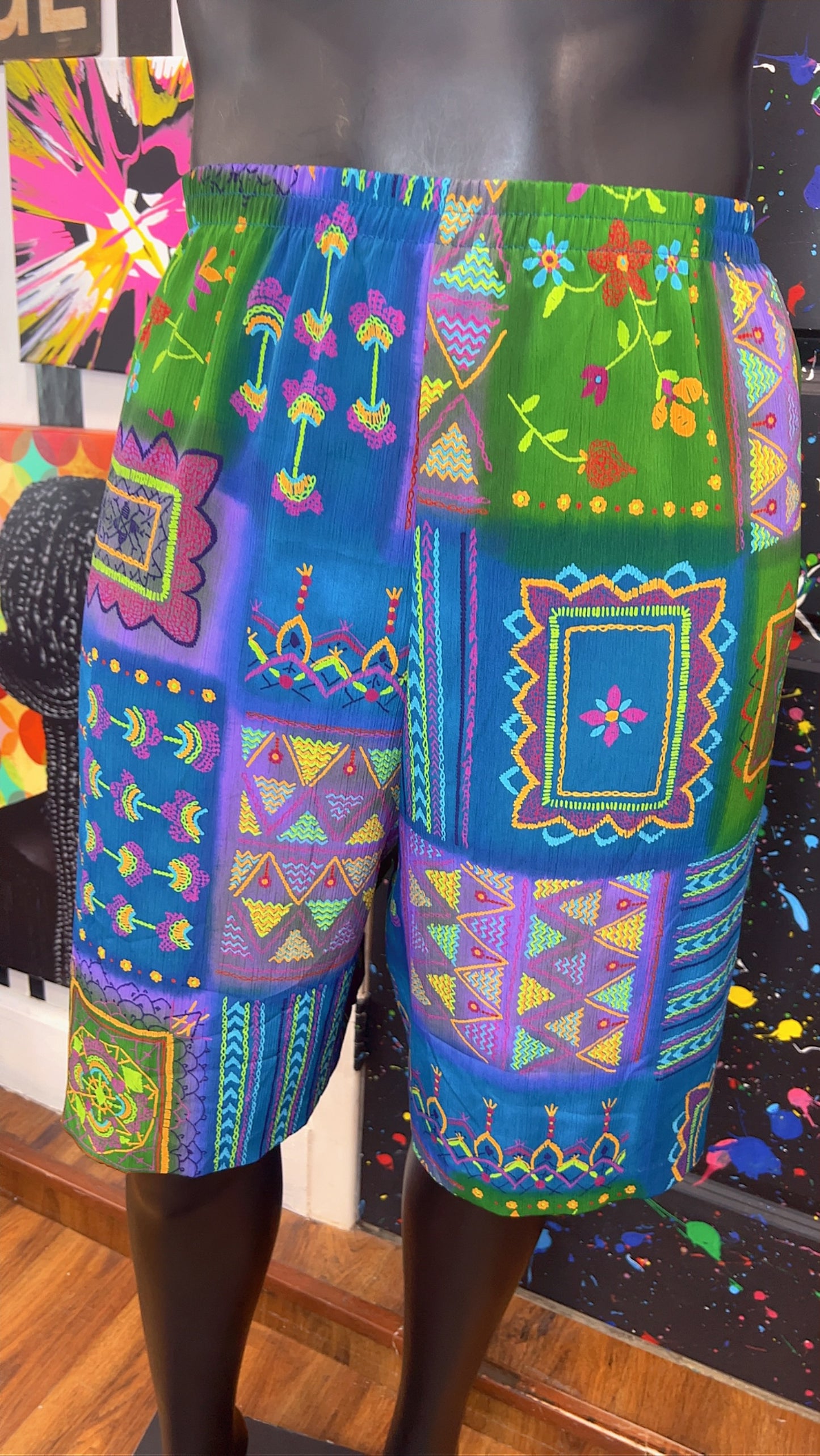 Vintage Abstract Shorts (20)