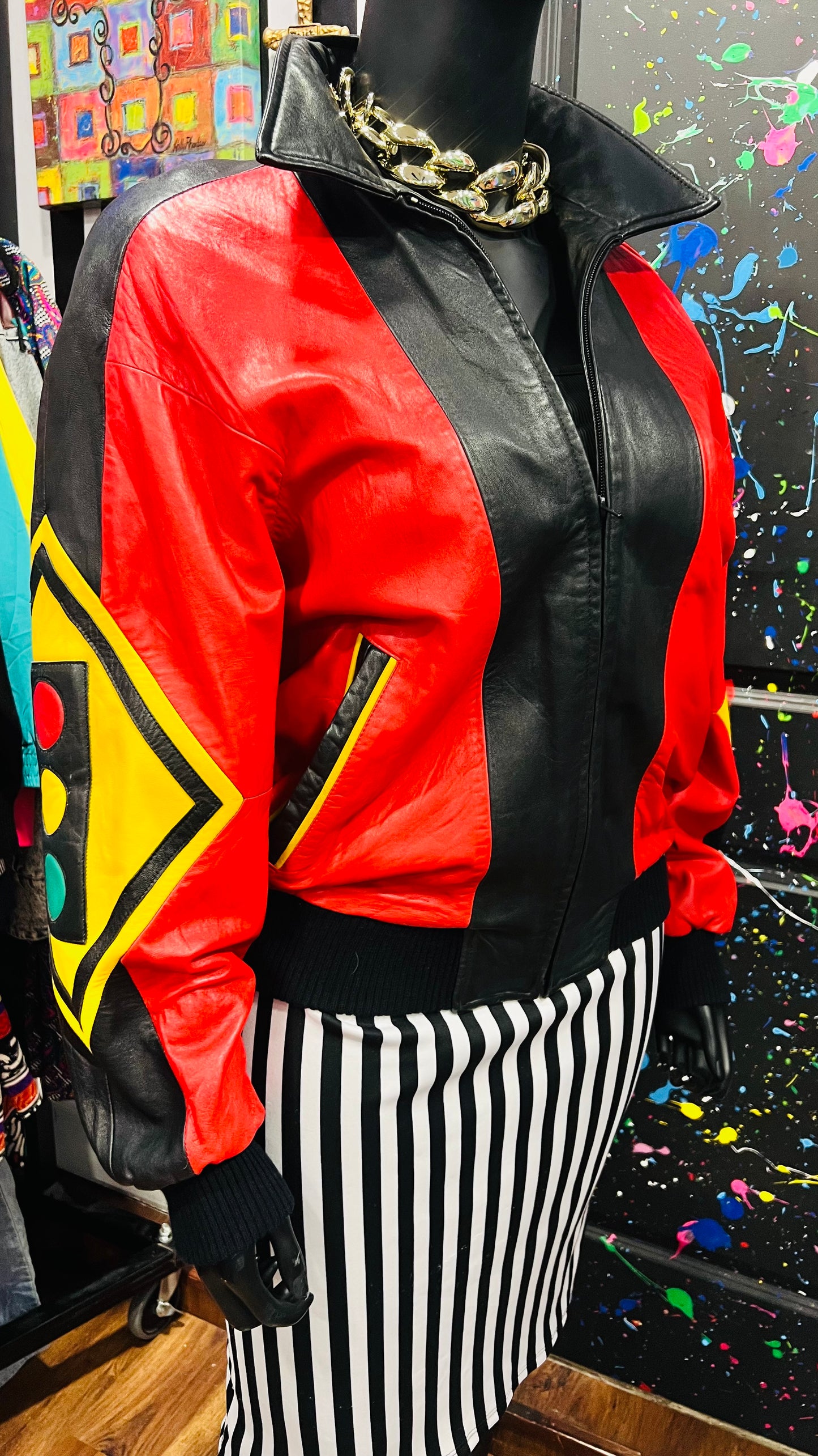 Vintage Genuine Leather *BUTTERY SOFT* Stop Light Jacket (18) *KC